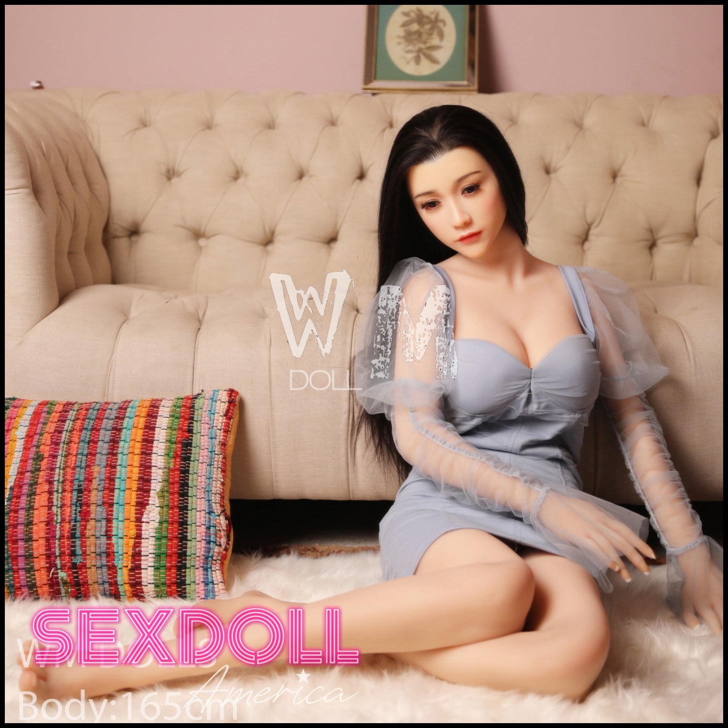 Realistic Sex Doll 165 (5'5") D-Cup Sara (Silicone Head #11) - WM Doll by Sex Doll America