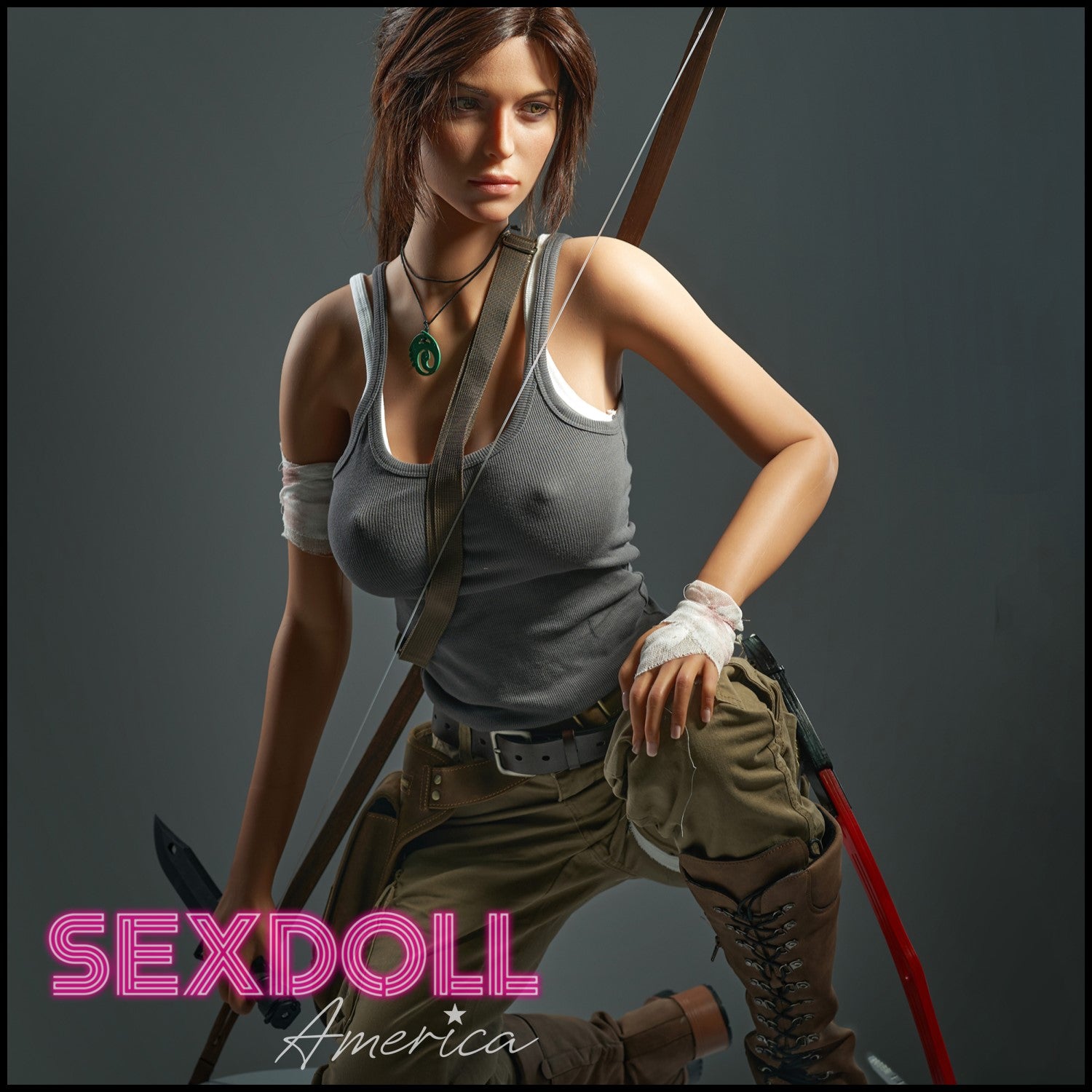 Realistic Sex Doll 166 (5'5") G-Cup Adventure Lady - Full Silicone - Game Lady by Sex Doll America