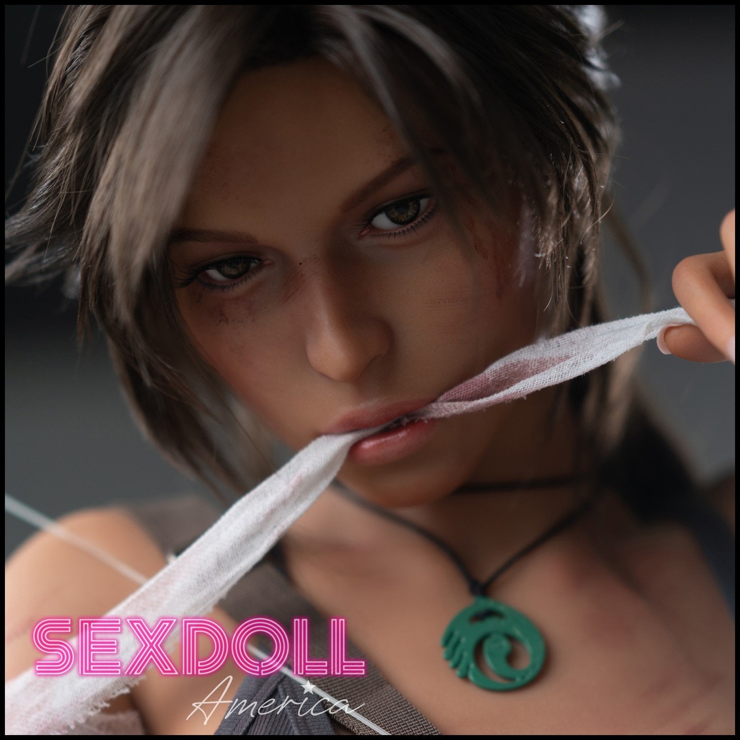 Realistic Sex Doll 166 (5'5") G-Cup Adventure Lady Dark Tan - Full Silicone - Game Lady by Sex Doll America