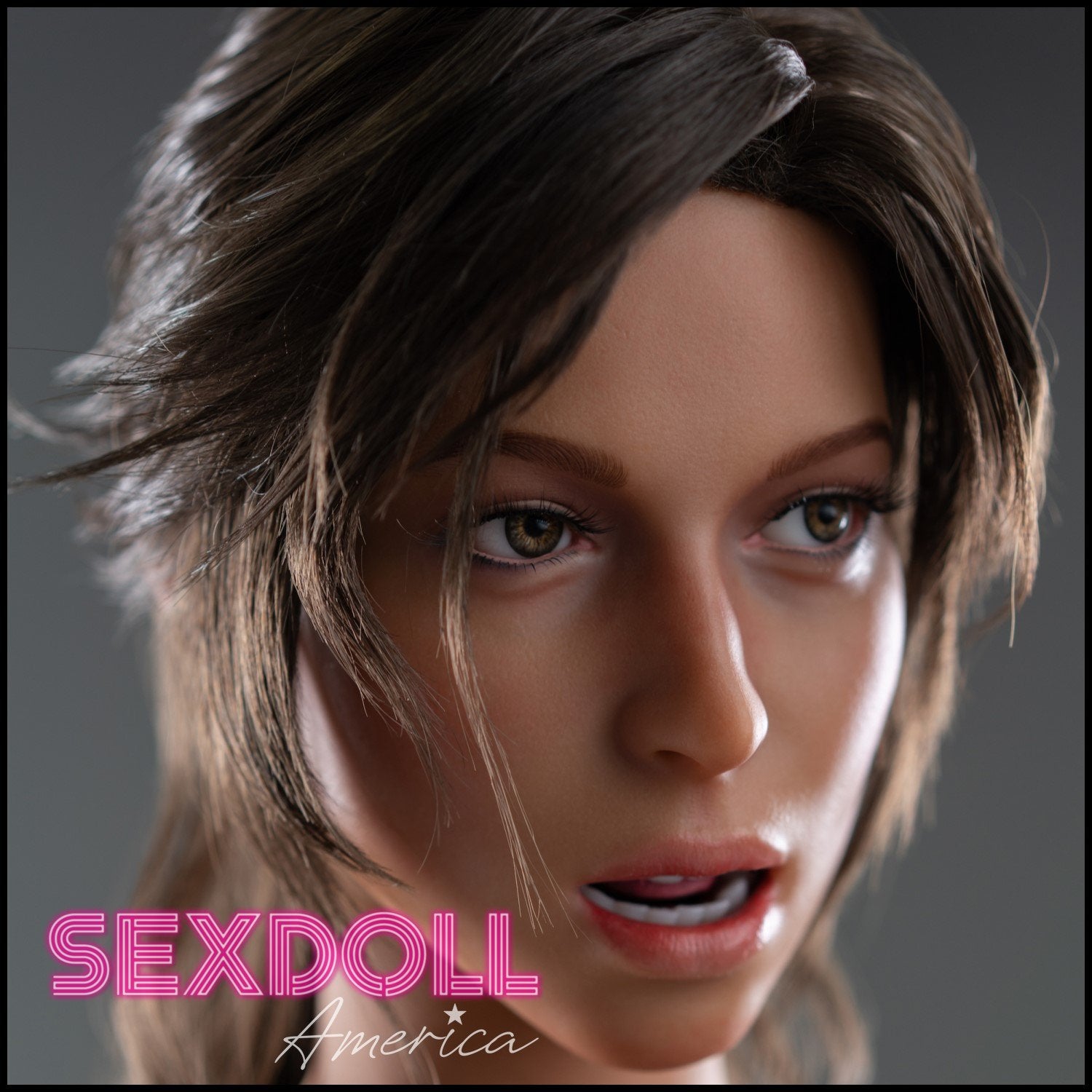 Realistic Sex Doll 166 (5'5") G-Cup Adventure Lady Dark Tan - Full Silicone - Game Lady by Sex Doll America