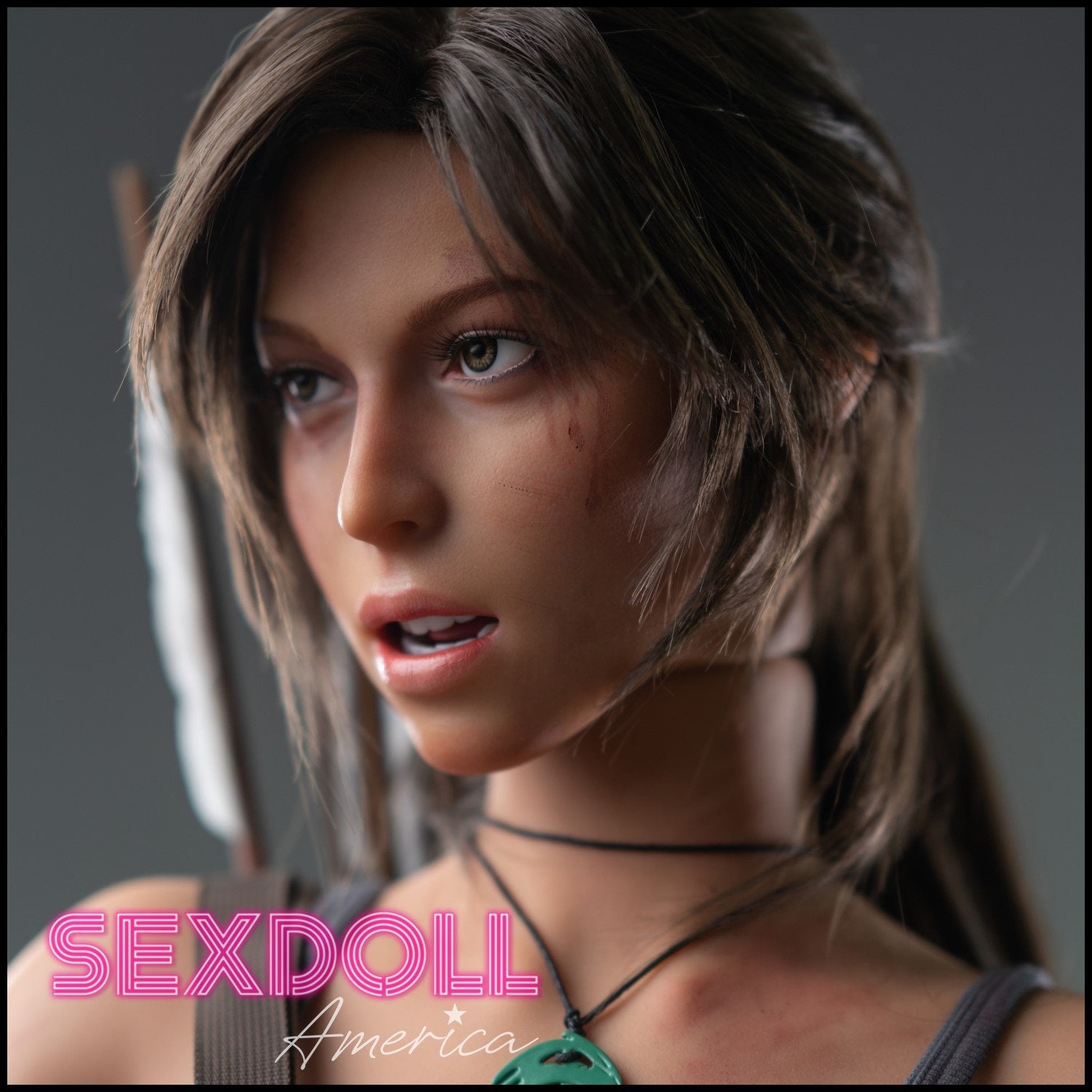 Realistic Sex Doll 166 (5'5") G-Cup Adventure Lady Dark Tan - Full Silicone - Game Lady by Sex Doll America