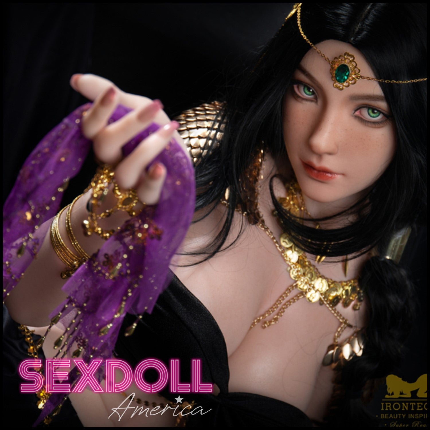 Realistic Sex Doll 166 (5'5") F-Cup Kitty Sexy (Head #S32) Full Silicone - IRONTECH Dolls by Sex Doll America