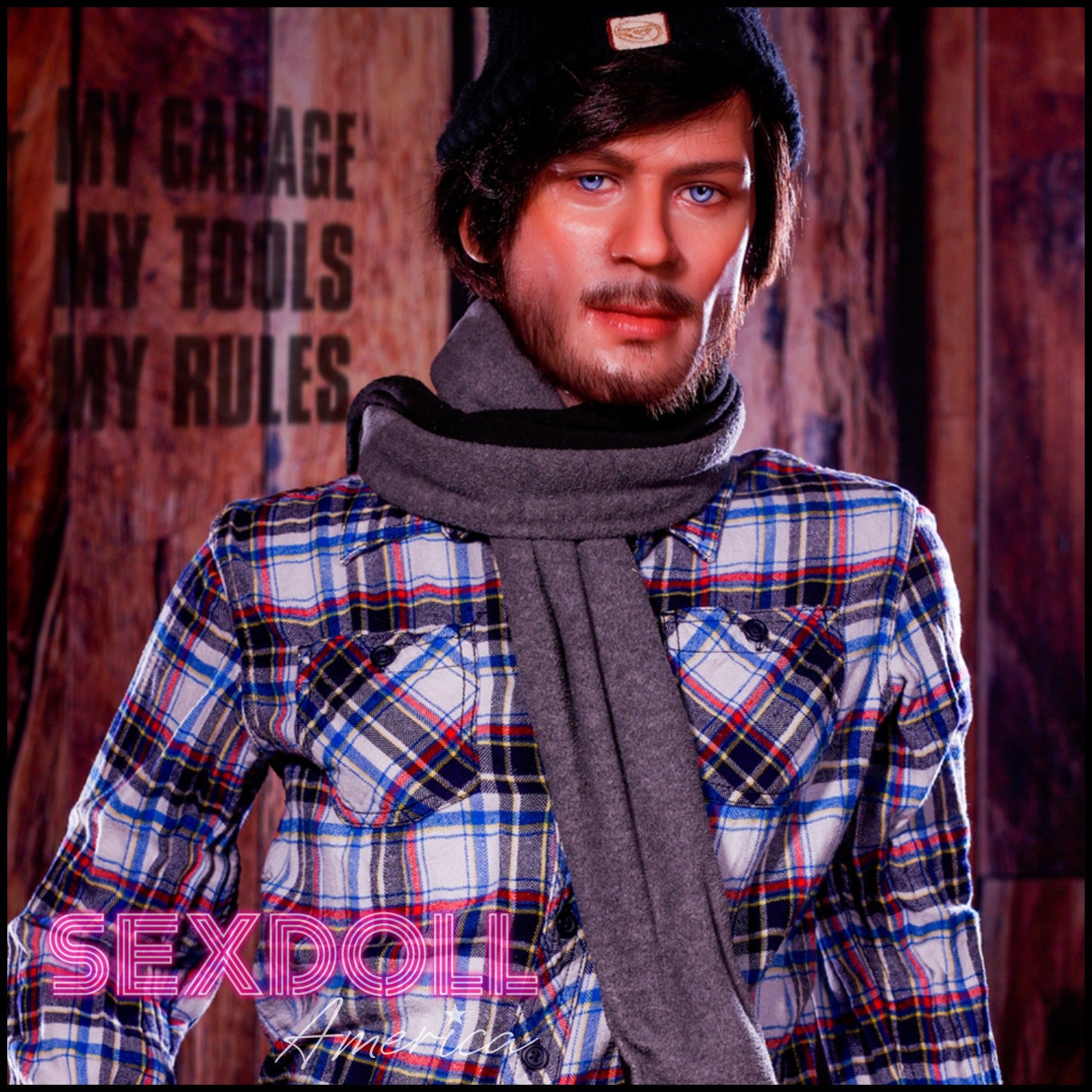 Realistic Sex Doll 167 (5'6") Jonathan (Head #17) Male - HR Doll by Sex Doll America