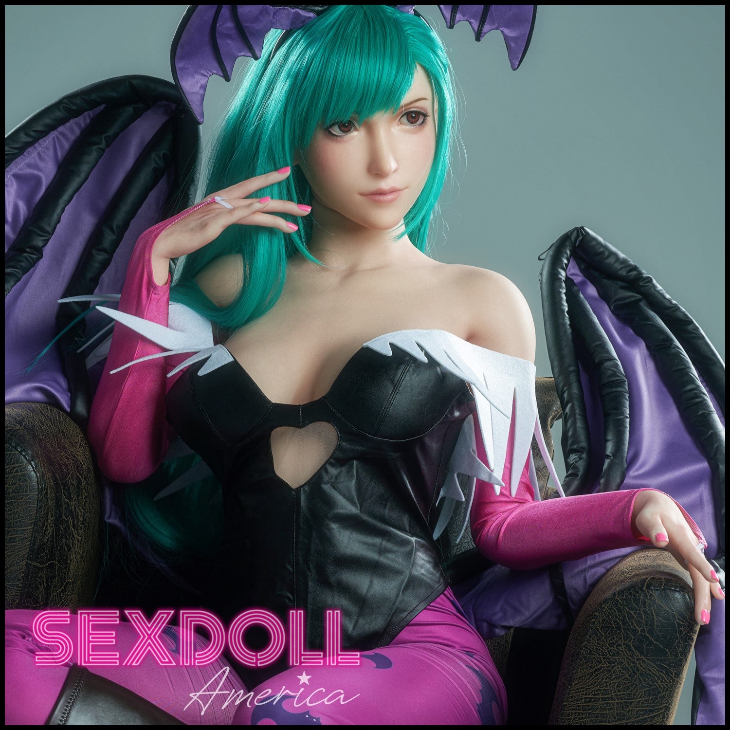 Realistic Sex Doll 167 (5'6") D-Cup Dark Lady - Full Silicone - Game Lady by Sex Doll America