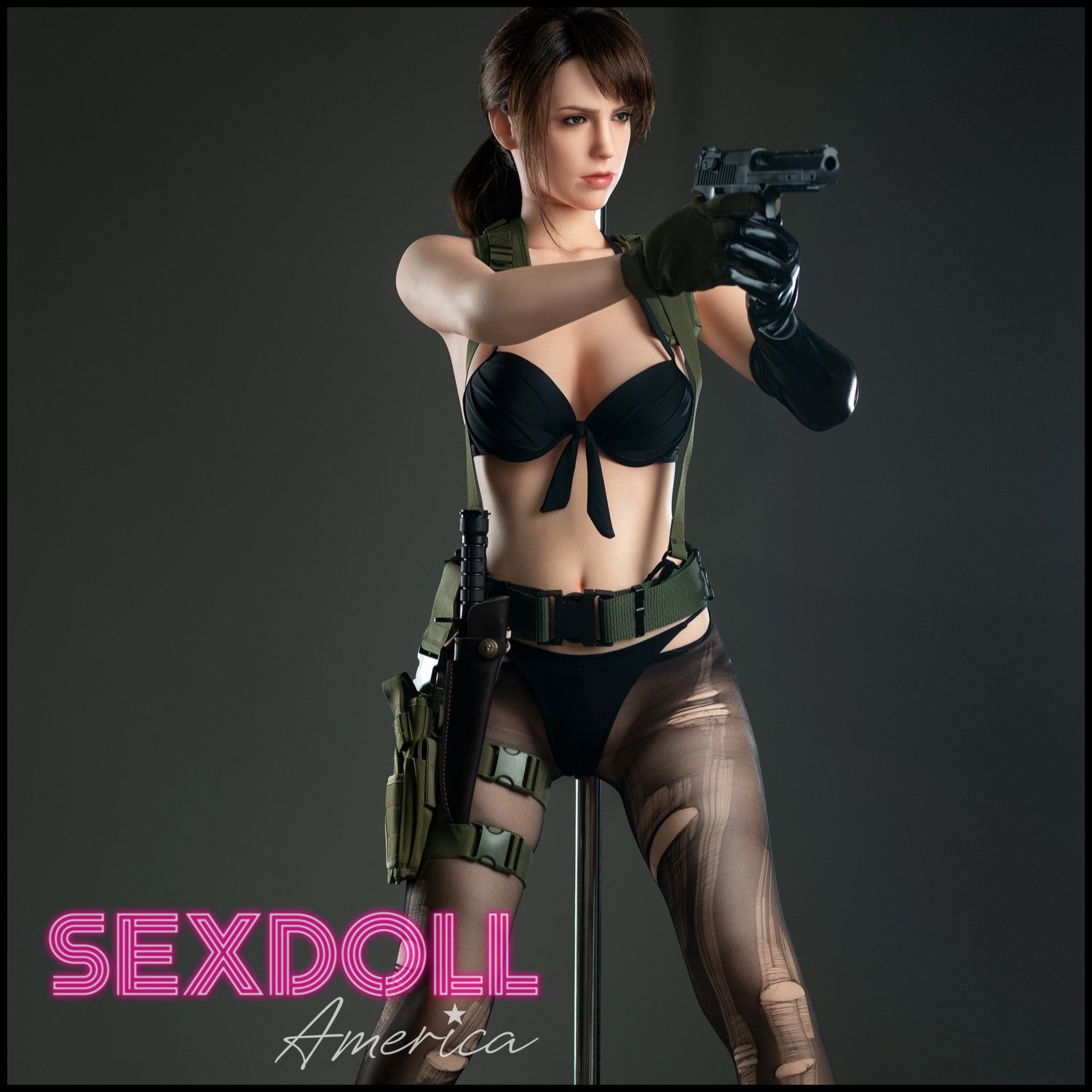 Realistic Sex Doll 168 (5'6") D-Cup Metal Lady - Full Silicone - Game Lady by Sex Doll America