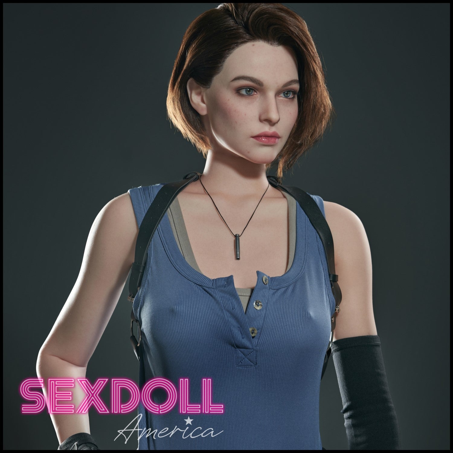 Realistic Sex Doll 168 (5'6") D-Cup Special Agent Lady - Full Silicone - Game Lady by Sex Doll America