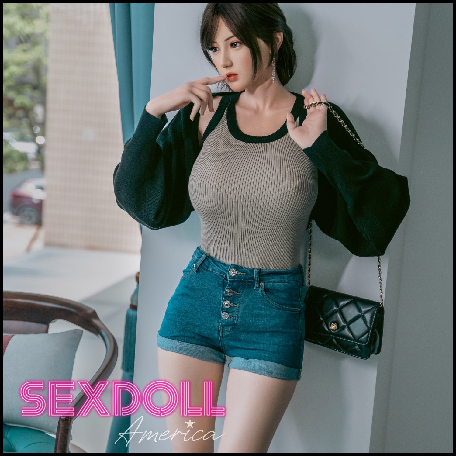 Realistic Sex Doll 168 (5'6") I-Cup Leyla Model 19R Deluxe - Full Silicone - Gynoid Tech by Sex Doll America