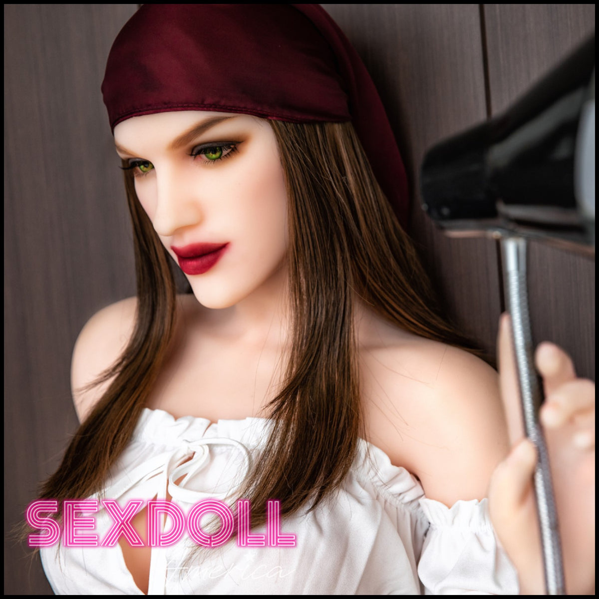 Realistic Sex Doll 168 (5'6") B-Cup Nanette Brunette (Head #21) - HR Doll by Sex Doll America