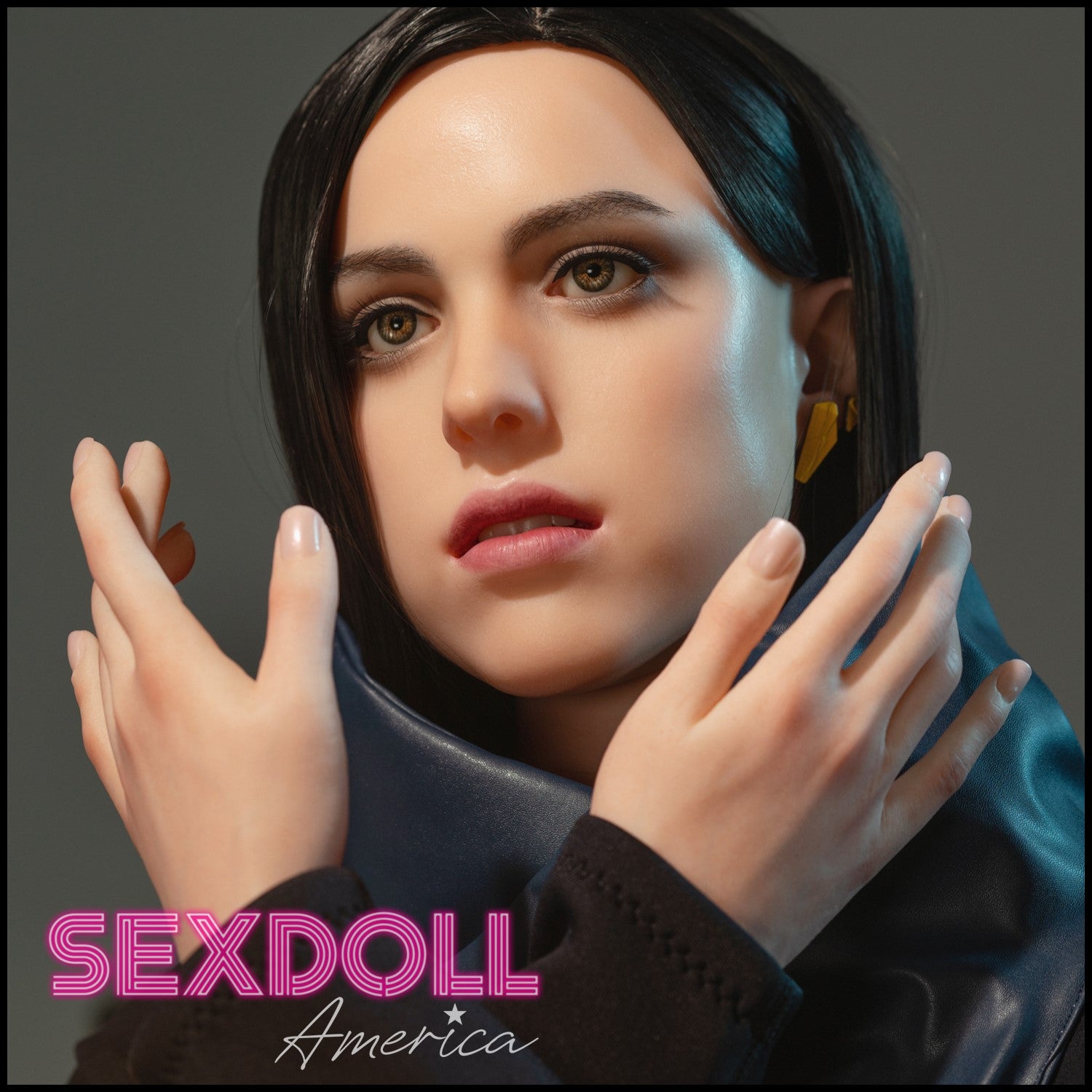 Realistic Sex Doll 168 (5'6") D-Cup Stranding Lady - Full Silicone - Game Lady by Sex Doll America