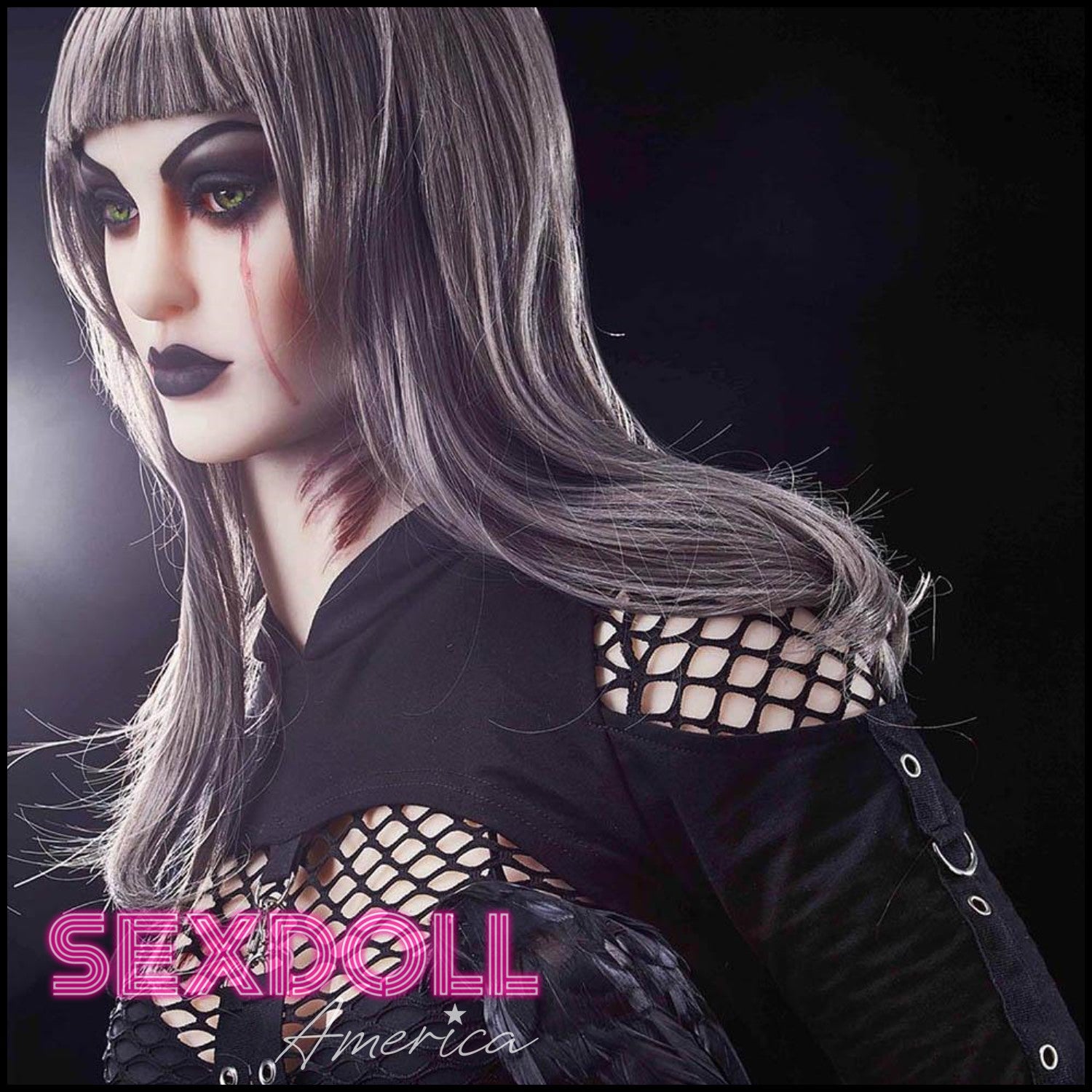 Realistic Sex Doll 168 (5'6") C-Cup Mia Pale Gothic Queen Plus - IRONTECH Dolls by Sex Doll America