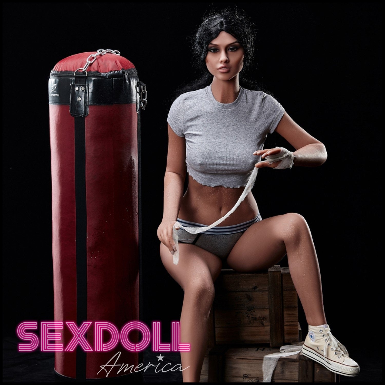 Realistic Sex Doll 168 (5'6") C-Cup Selina Brown - IRONTECH Dolls by Sex Doll America