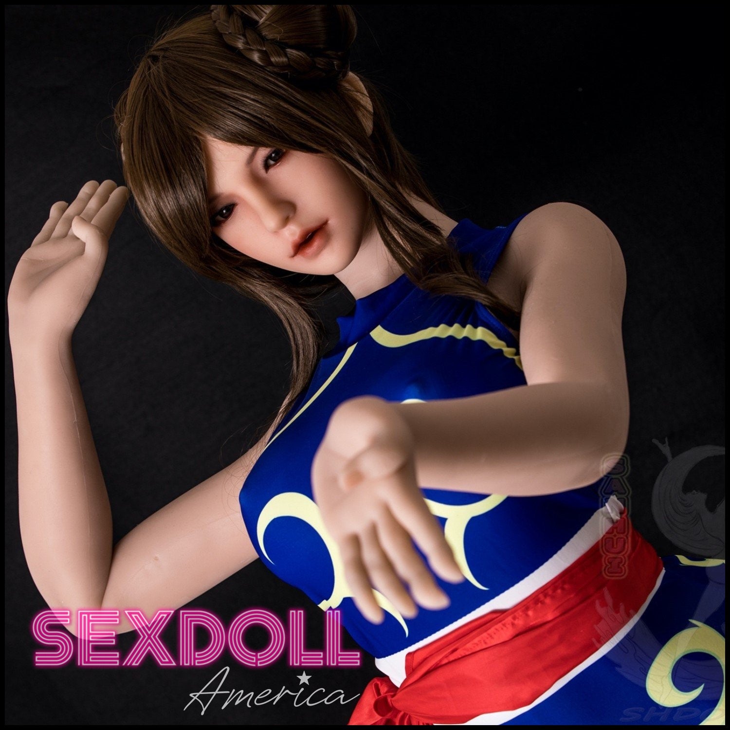 Realistic Sex Doll 168 (5'6") D-Cup Layla Brunette (Head #16) Full Silicone - Sanhui Dolls by Sex Doll America