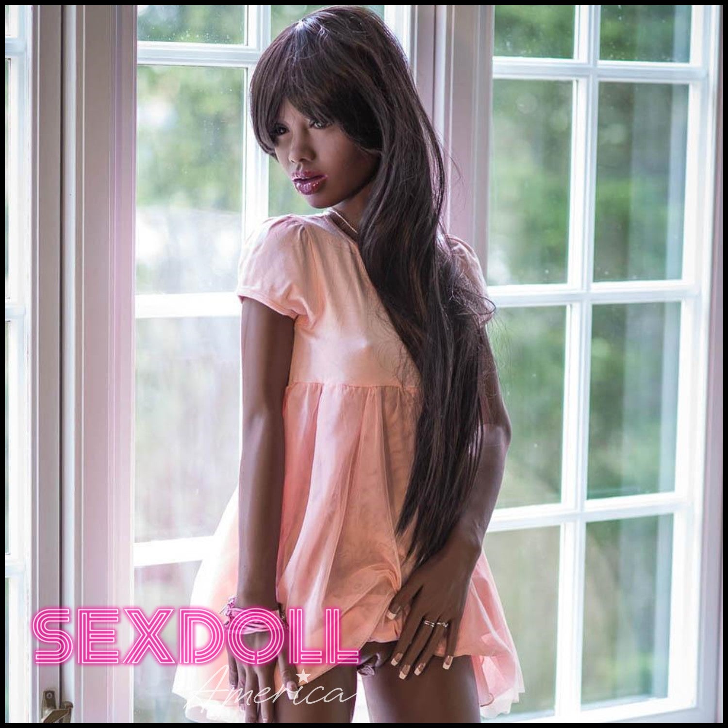 Realistic Sex Doll 168 (5'6") A-Cup Tara Long Hair with Bangs - WM Doll by Sex Doll America