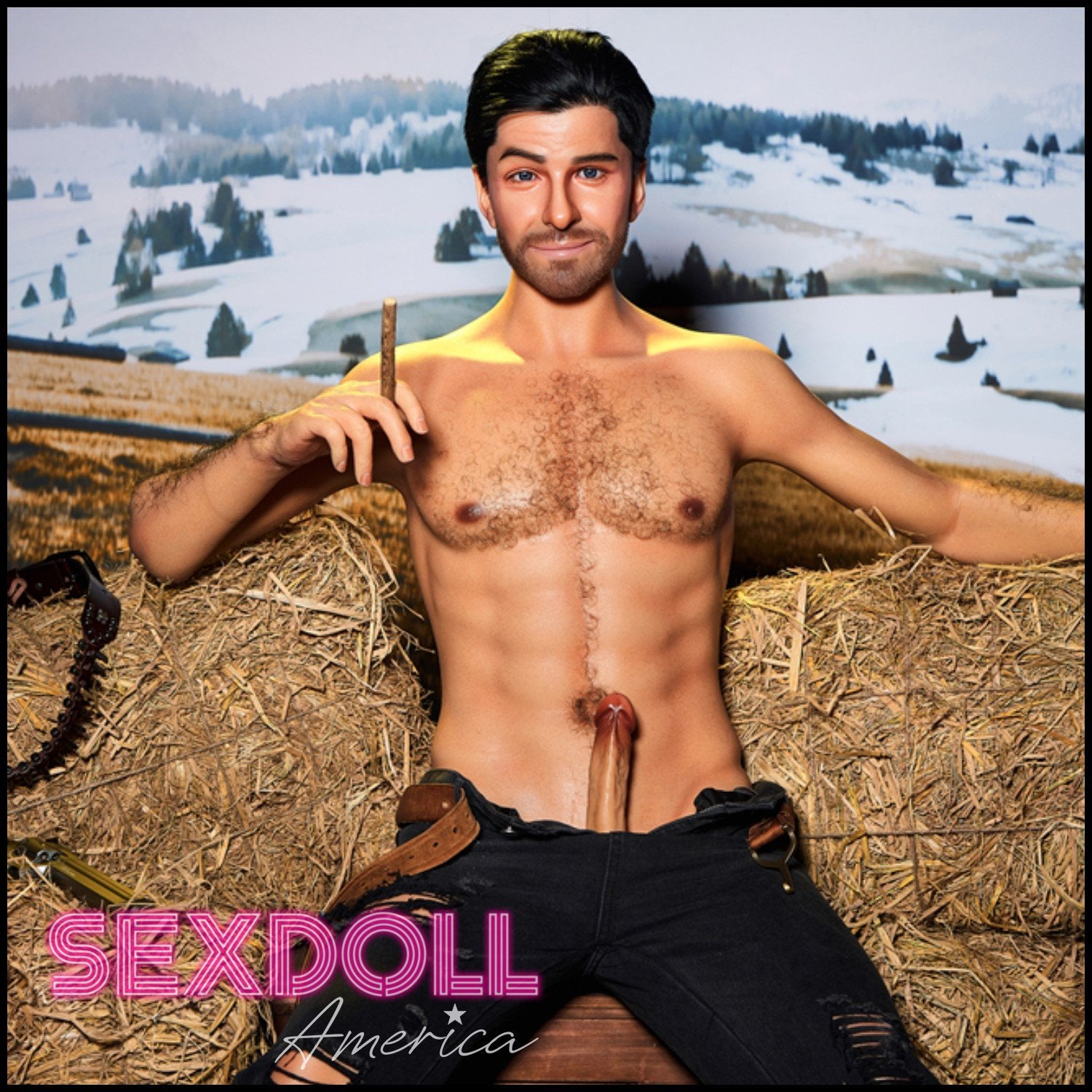 Realistic Sex Doll 170 (5'7") Allen (Head #M6) Male - Full Silicone - IRONTECH Dolls by Sex Doll America