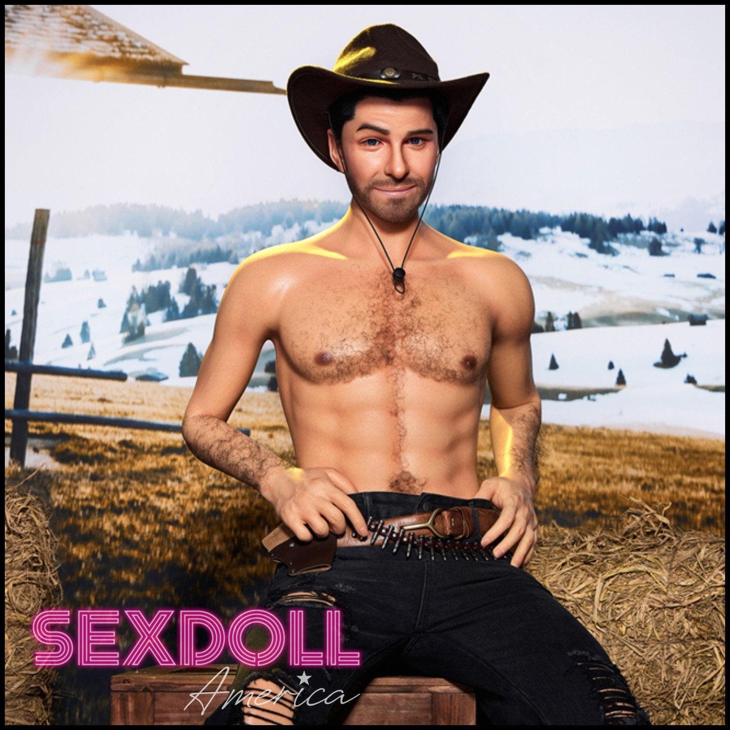 Realistic Sex Doll 170 (5'7") Allen (Head #M6) Male - Full Silicone - IRONTECH Dolls by Sex Doll America