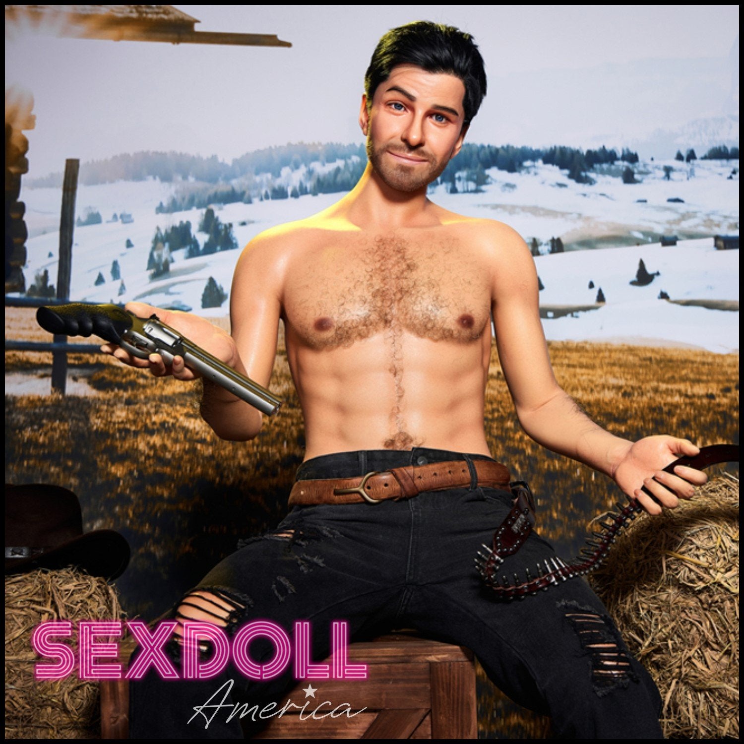 Realistic Sex Doll 170 (5'7") Allen (Head #M6) Male - Full Silicone - IRONTECH Dolls by Sex Doll America