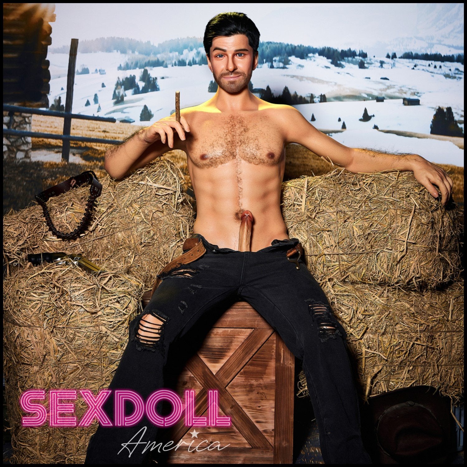 Realistic Sex Doll 170 (5'7") Allen (Head #M6) Male - Full Silicone - IRONTECH Dolls by Sex Doll America