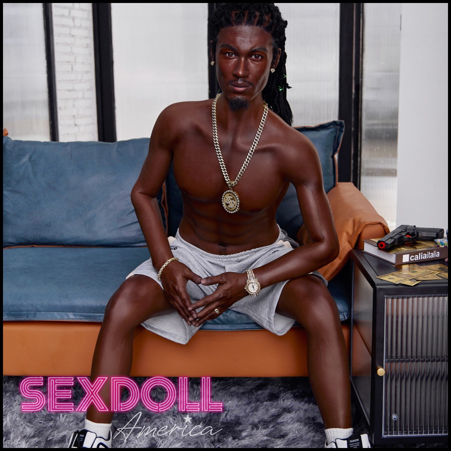 Realistic Sex Doll 170 (5'7") Bill (Head #M7) Male - Full Silicone - IRONTECH Dolls by Sex Doll America