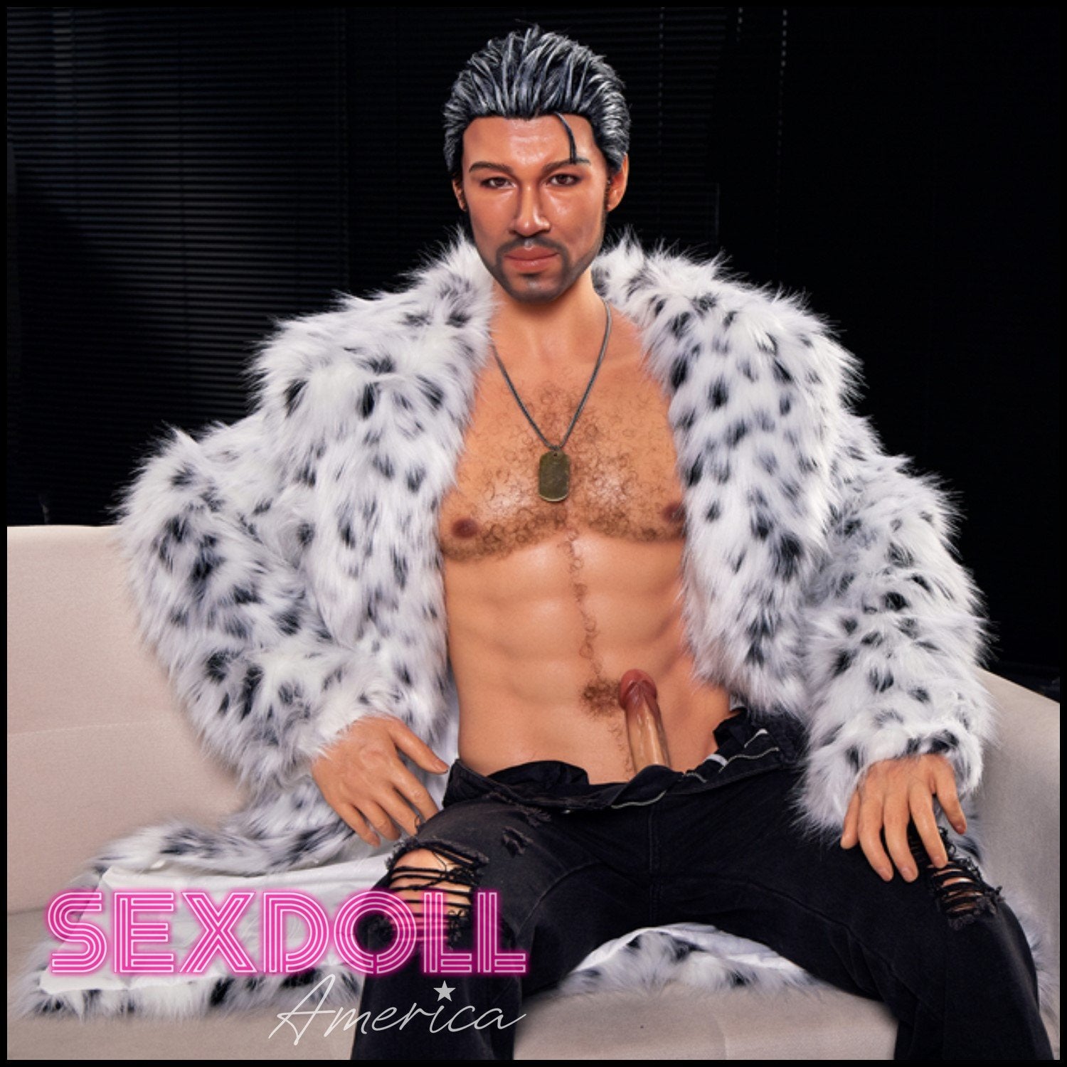 Realistic Sex Doll 170 (5'7") Bill Sexy (Head #M7) Male - Full Silicone - IRONTECH Dolls by Sex Doll America