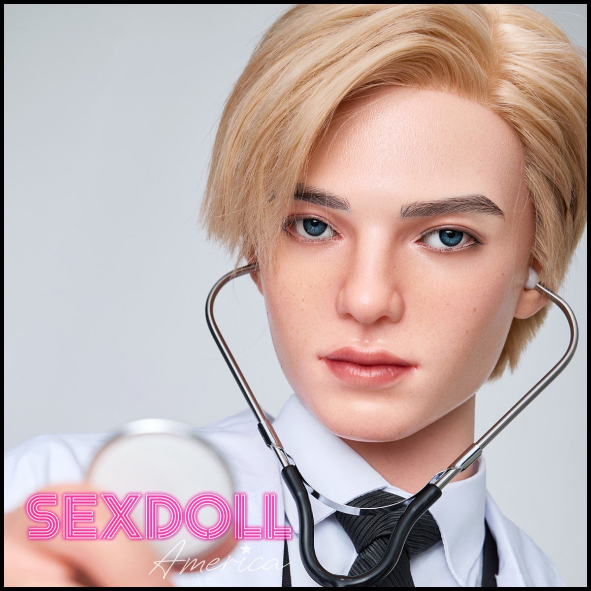 Realistic Sex Doll 170 (5'7") Lucas Blonde (Head #M9) Male - Full Silicone - IRONTECH Dolls by Sex Doll America