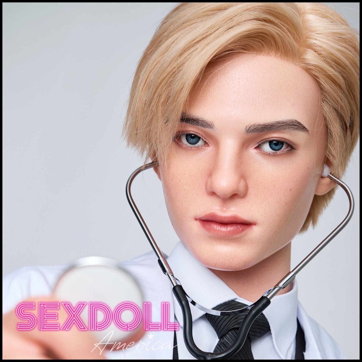 Realistic Sex Doll 170 (5'7") Lucas Blonde (Head #M9) Male - Full Silicone - IRONTECH Dolls by Sex Doll America