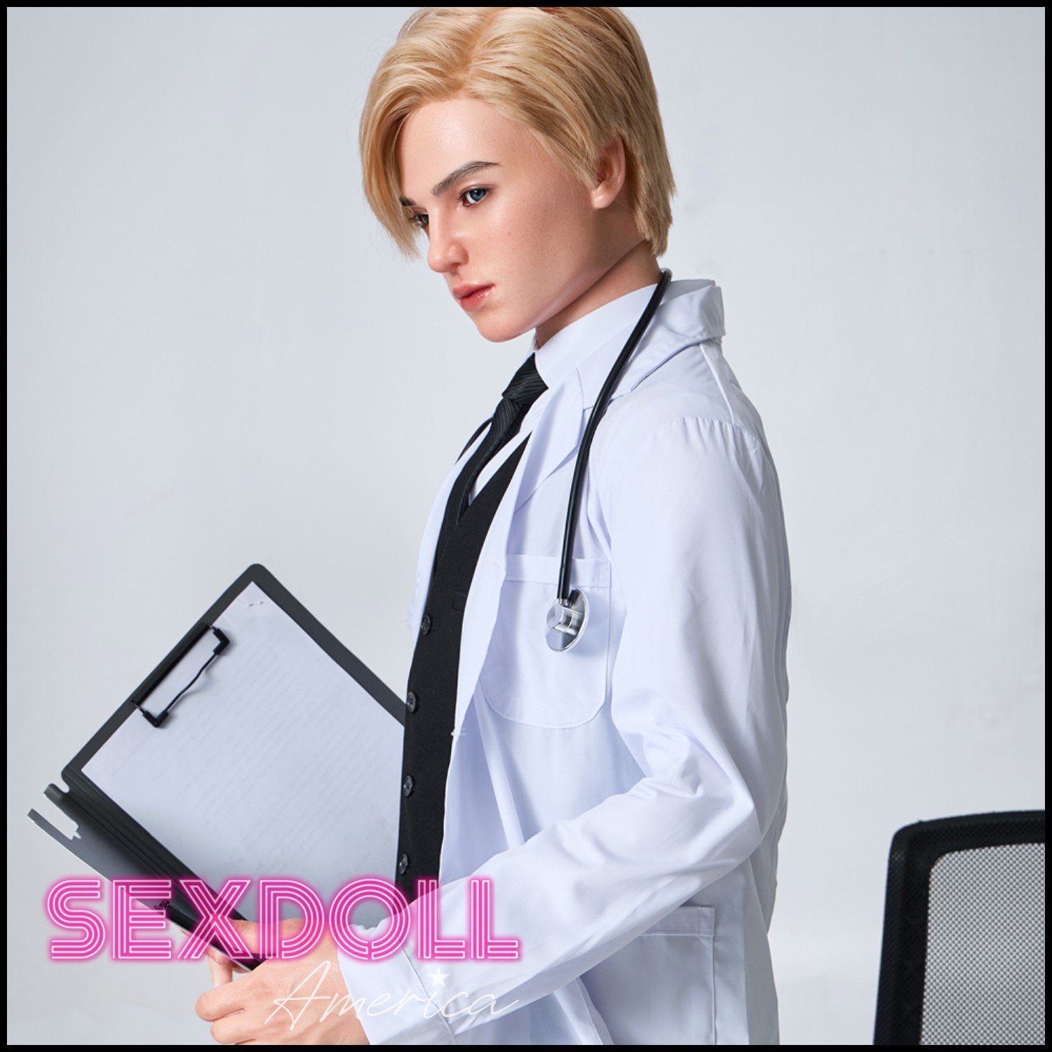 Realistic Sex Doll 170 (5'7") Lucas Blonde (Head #M9) Male - Full Silicone - IRONTECH Dolls by Sex Doll America