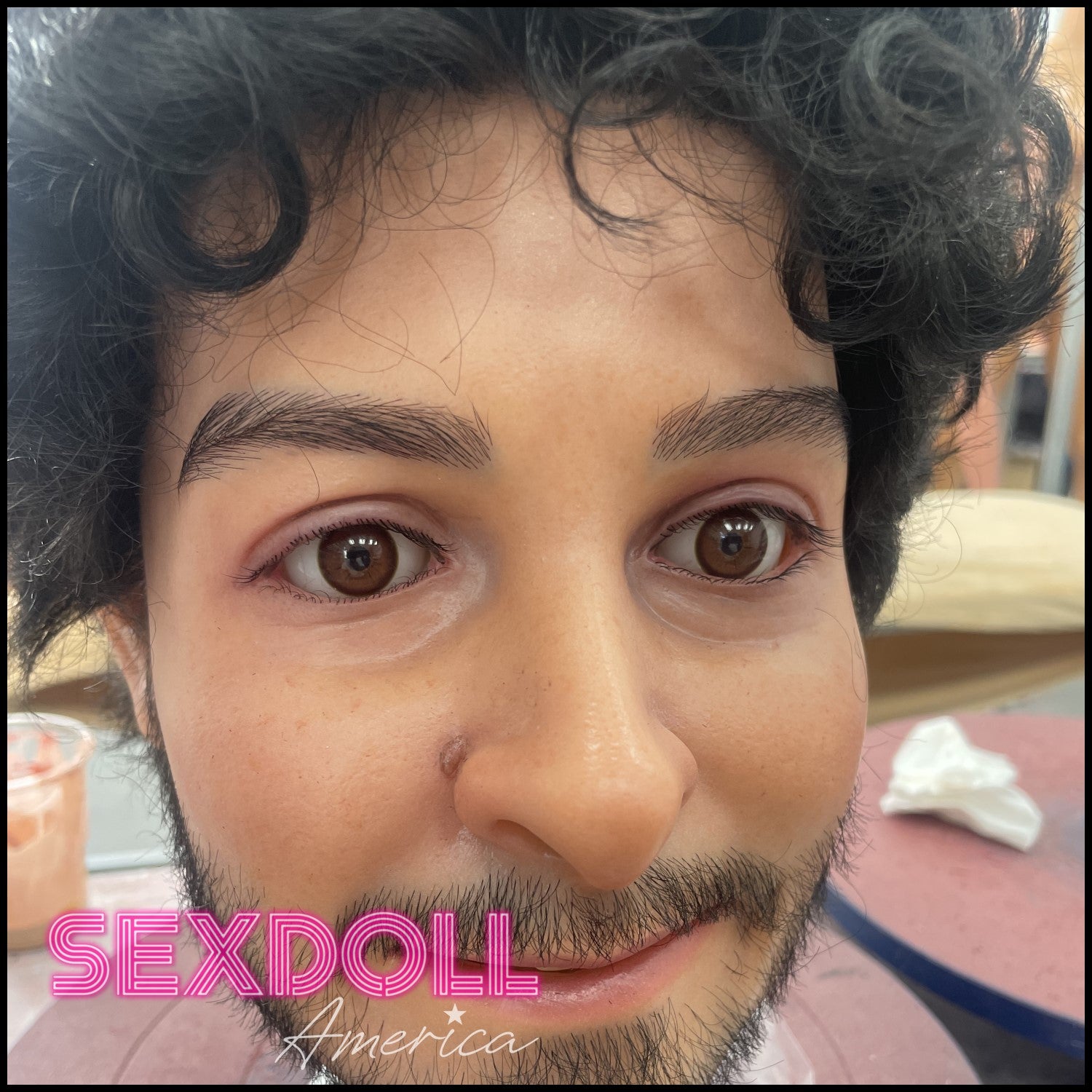 Realistic Sex Doll 170 (5'7") Taji Ameen Male - Full Silicone - IRONTECH Dolls by Sex Doll America