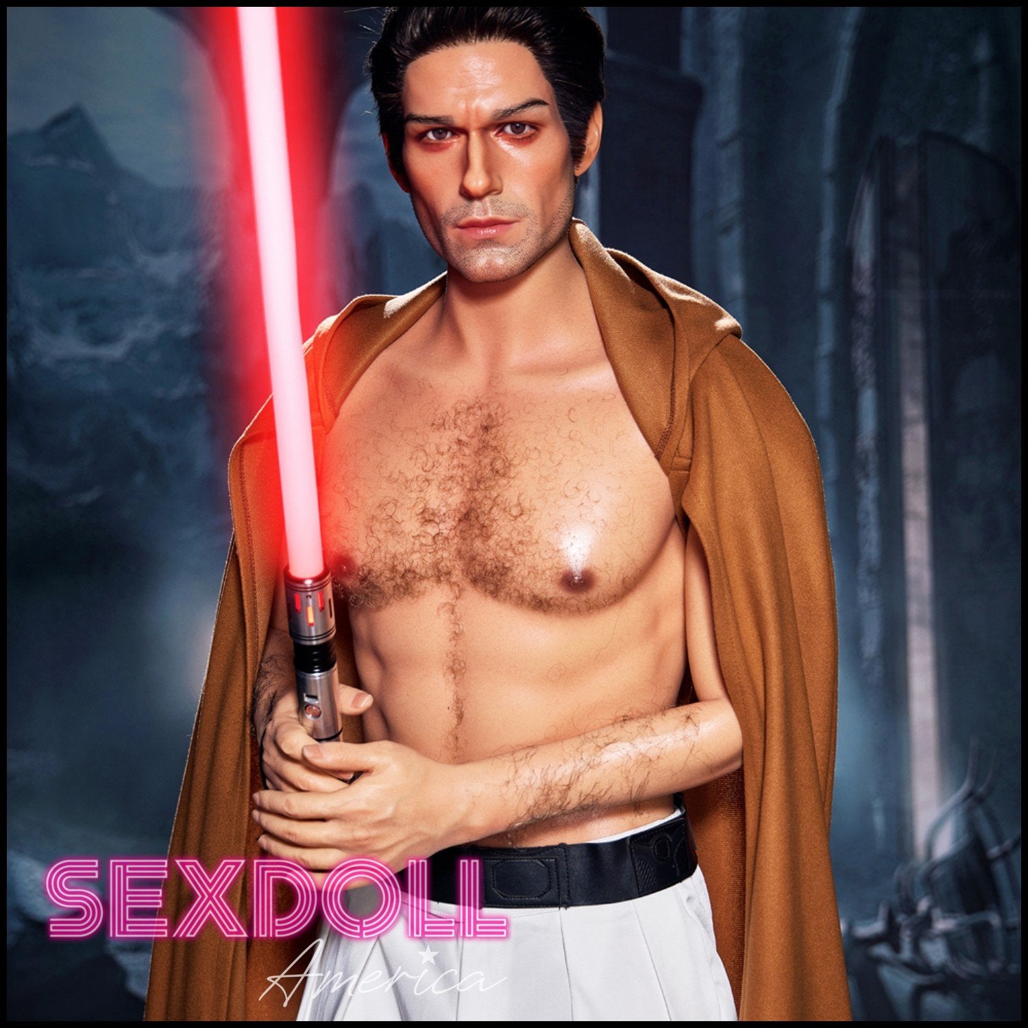 Realistic Sex Doll 170 (5'7") Thomas Jedi (Head #M5) Male - Full Silicone - IRONTECH Dolls by Sex Doll America