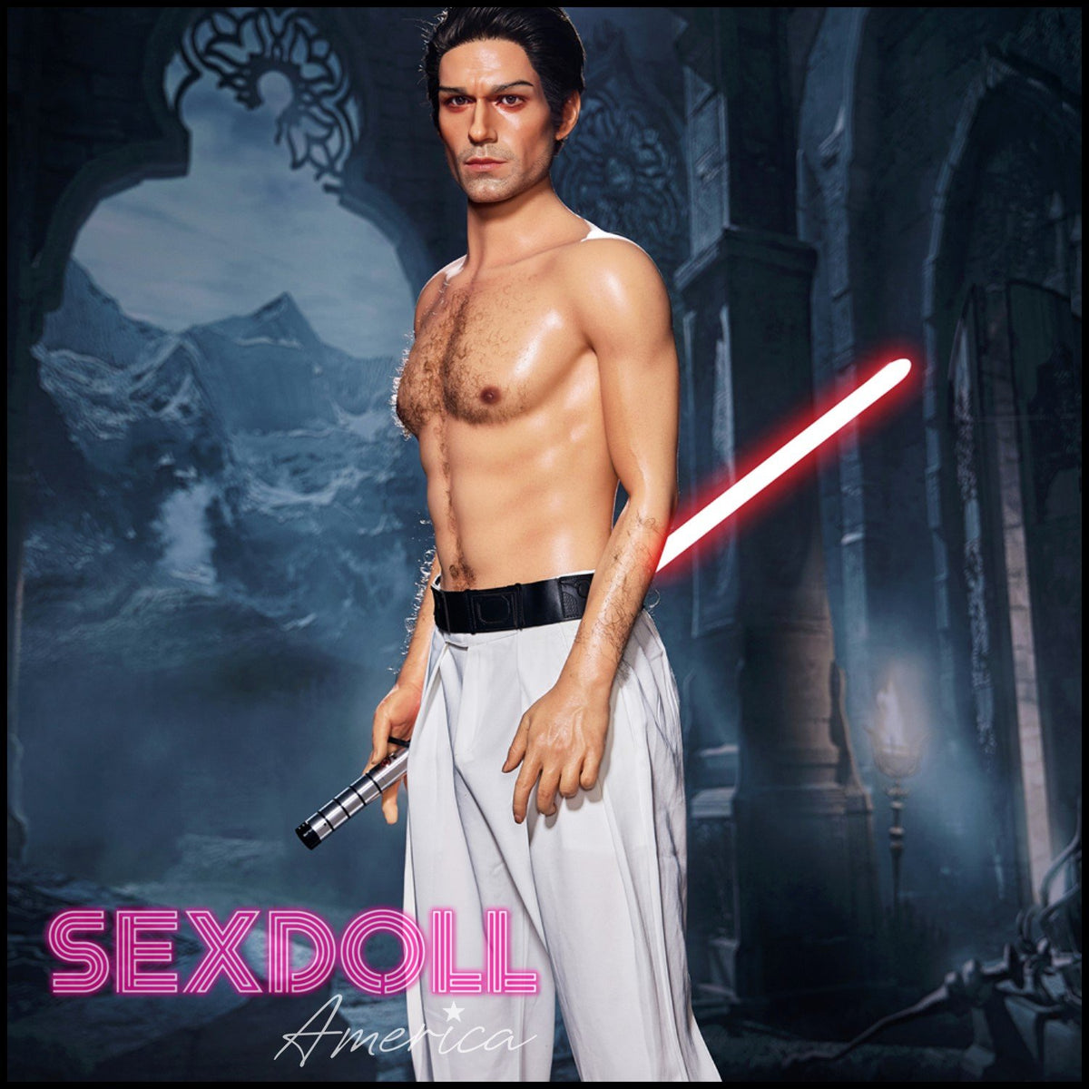 Realistic Sex Doll 170 (5'7") Thomas Jedi (Head #M5) Male - Full Silicone - IRONTECH Dolls by Sex Doll America