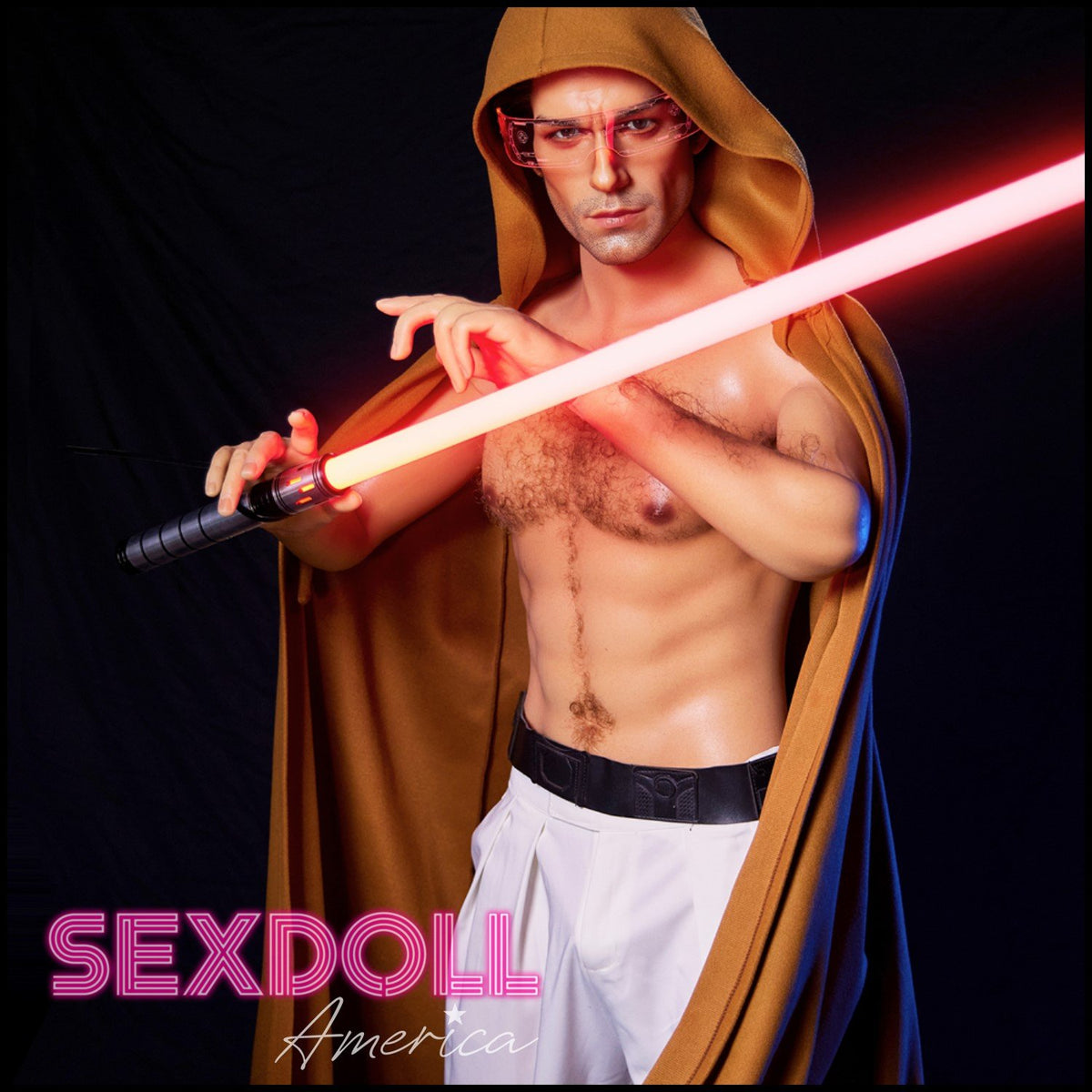 Realistic Sex Doll 170 (5'7") Thomas Jedi (Head #M5) Male - Full Silicone - IRONTECH Dolls by Sex Doll America