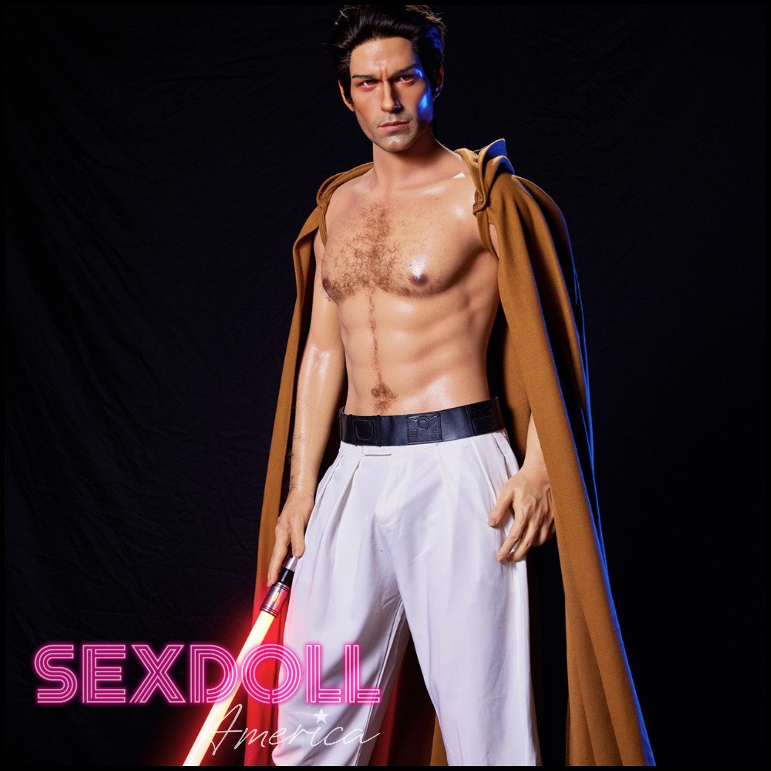 Realistic Sex Doll 170 (5'7") Thomas Jedi (Head #M5) Male - Full Silicone - IRONTECH Dolls by Sex Doll America