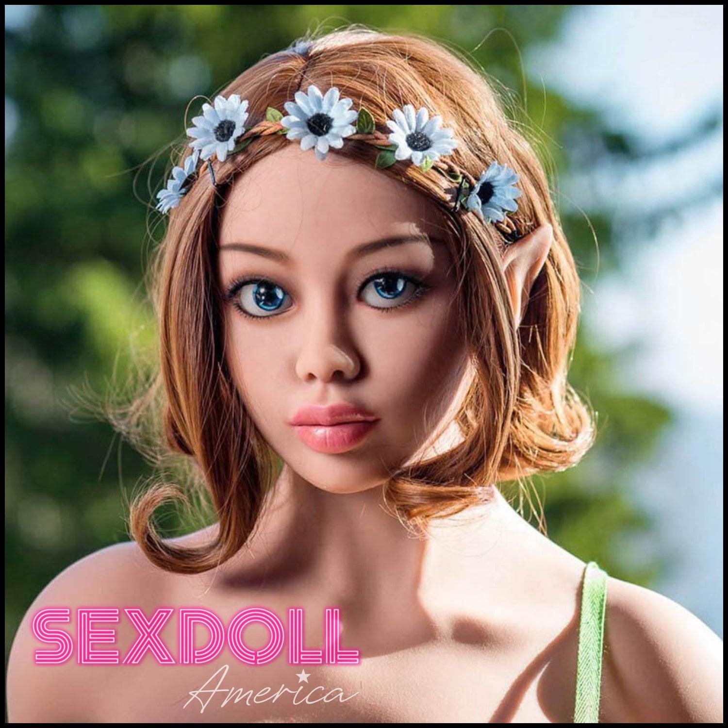 Realistic Sex Doll 170 (5'7") H-Cup Kyndal Brunette Elf - WM Doll by Sex Doll America