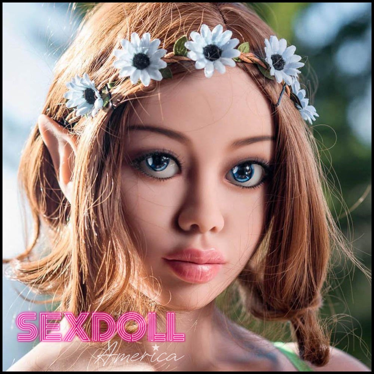 Realistic Sex Doll 170 (5'7") H-Cup Kyndal Brunette Elf - WM Doll by Sex Doll America