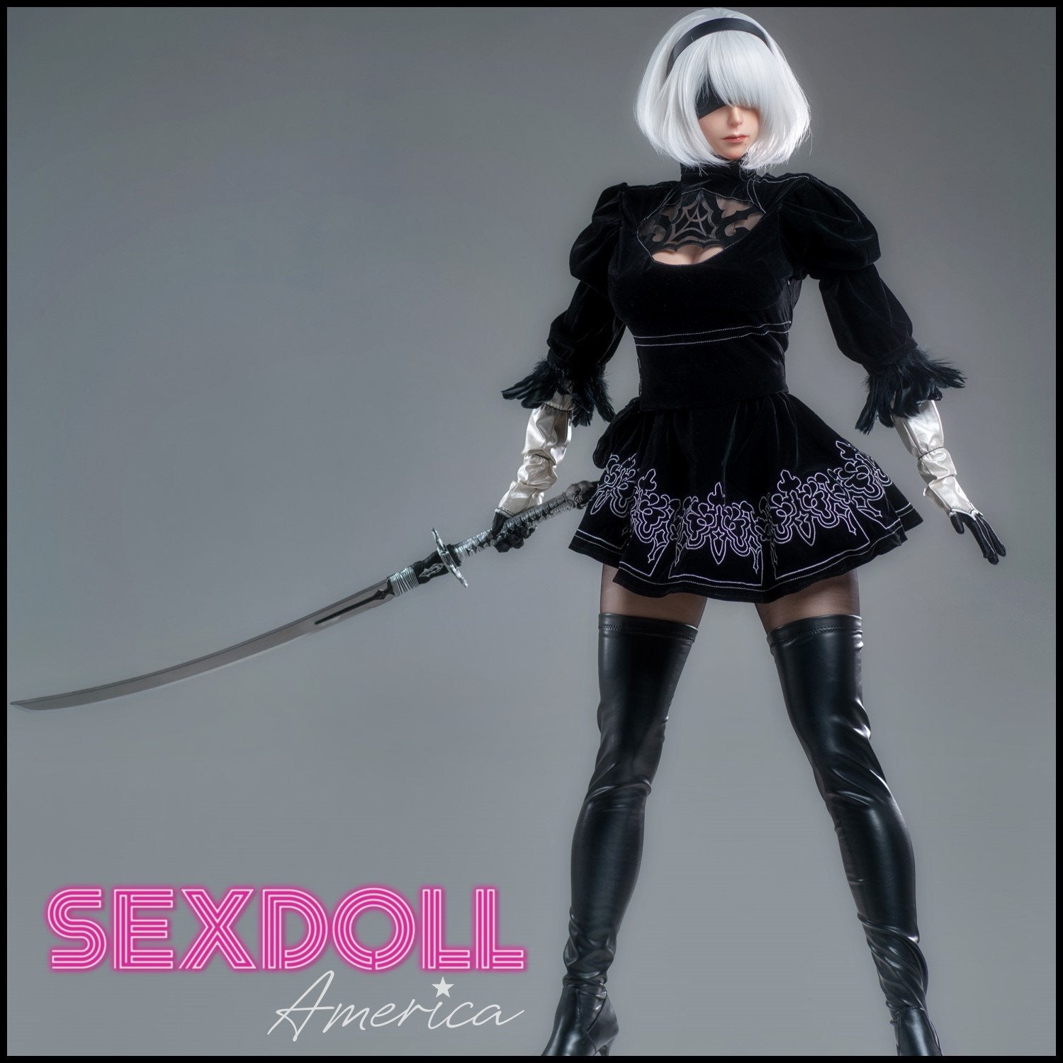 Realistic Sex Doll 171 (5'7") G-Cup Cyber Lady - Full Silicone - Game Lady by Sex Doll America