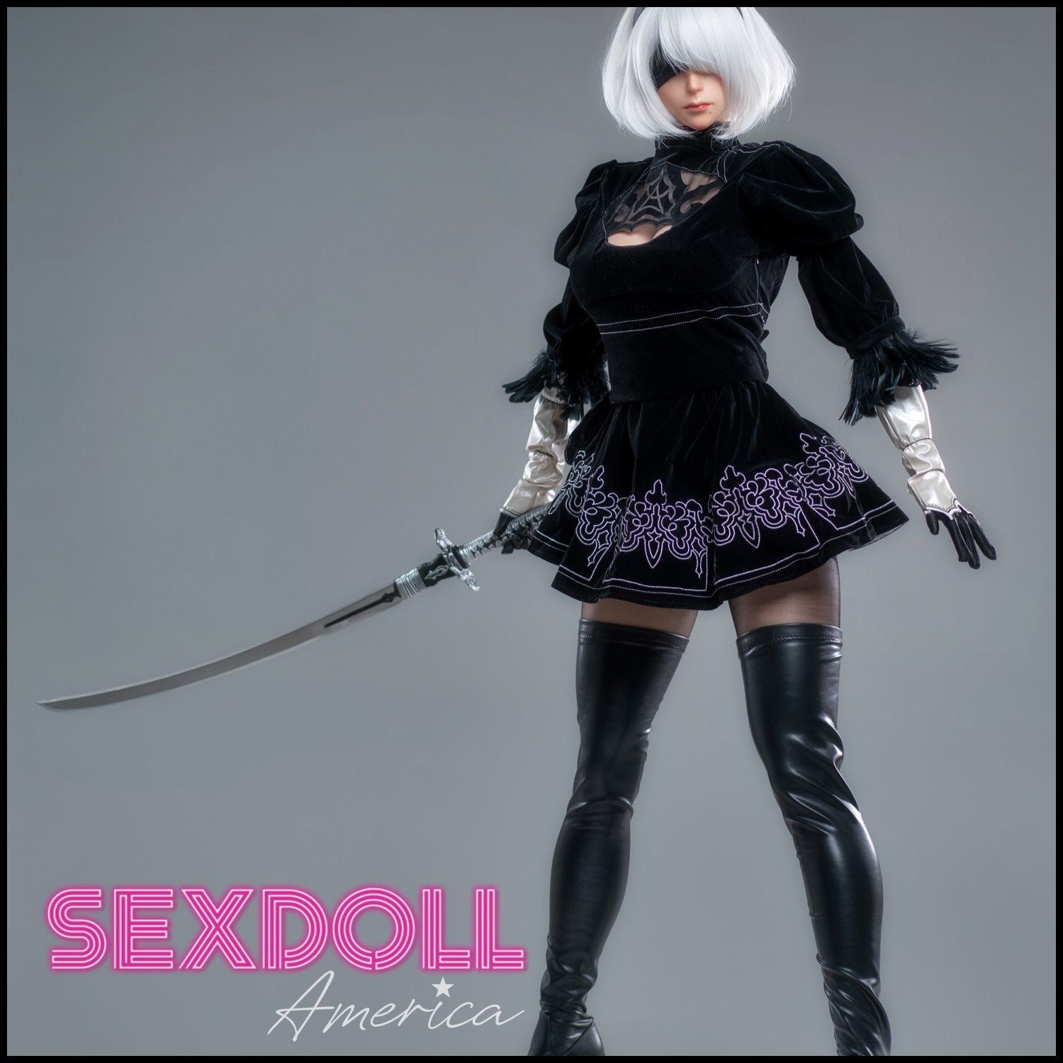 Realistic Sex Doll 171 (5'7") G-Cup Cyber Lady - Full Silicone - Game Lady by Sex Doll America