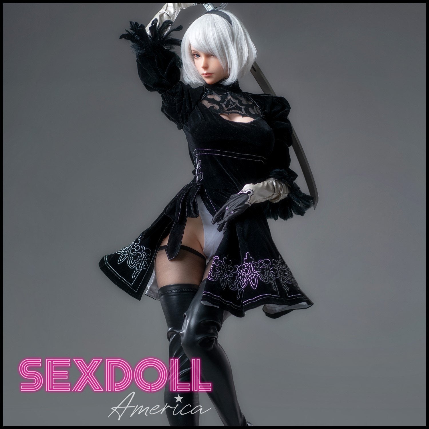 Realistic Sex Doll 171 (5'7") G-Cup Cyber Lady - Full Silicone - Game Lady by Sex Doll America