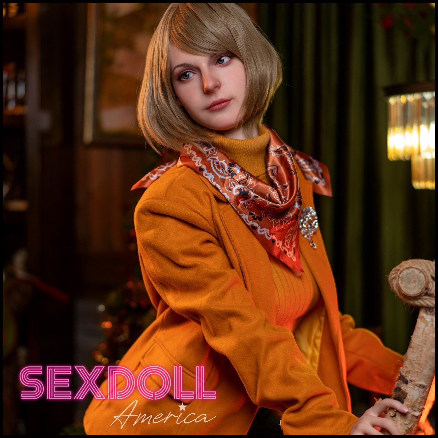 Realistic Sex Doll 171 (5'7") G-Cup Evil Lady - Full Silicone - Game Lady by Sex Doll America