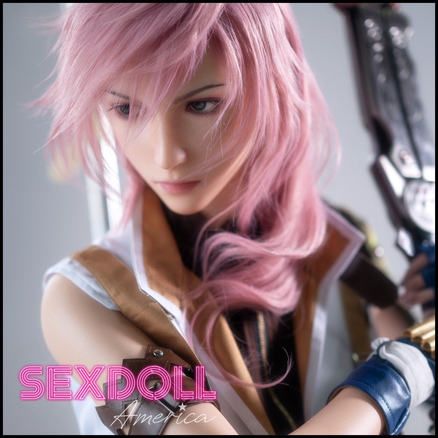 Realistic Sex Doll 171 (5'7") G-Cup Light - Full Silicone - Game Lady by Sex Doll America