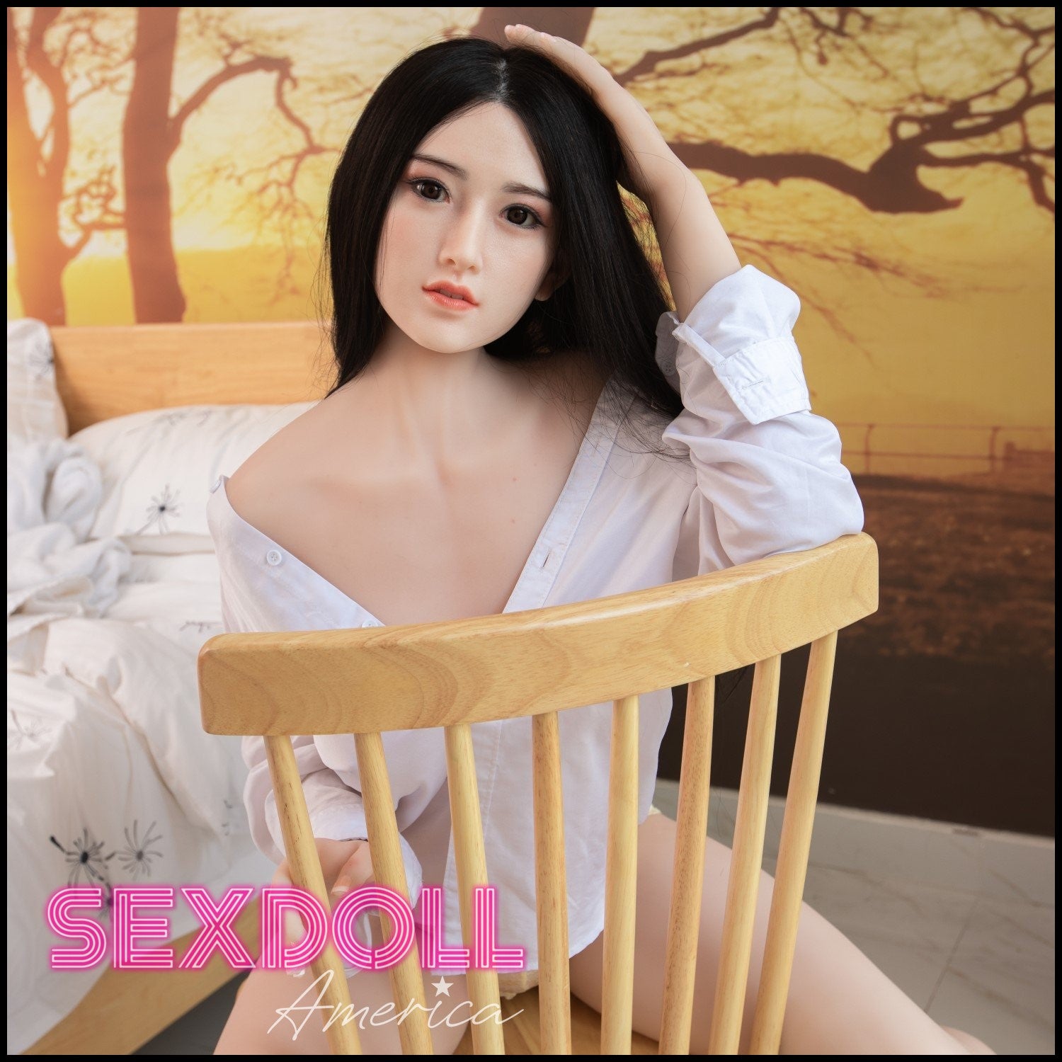 Realistic Sex Doll 171 (5'7") C-Cup Liao (Silicone Head) - Starpery by Sex Doll America