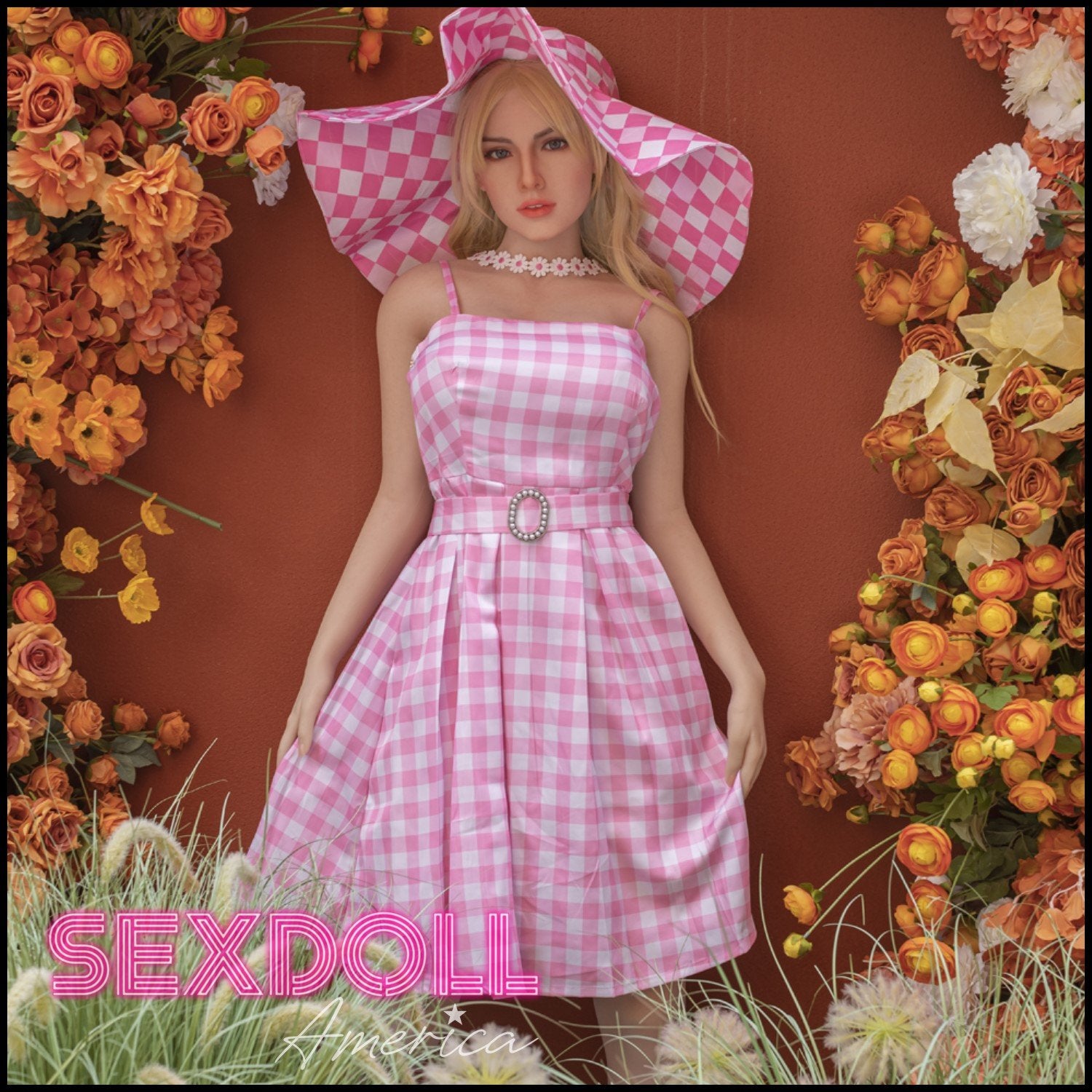 Realistic Sex Doll 172 (5'8") F-Cup Rozanne Blonde (Silicone Head) - Starpery by Sex Doll America