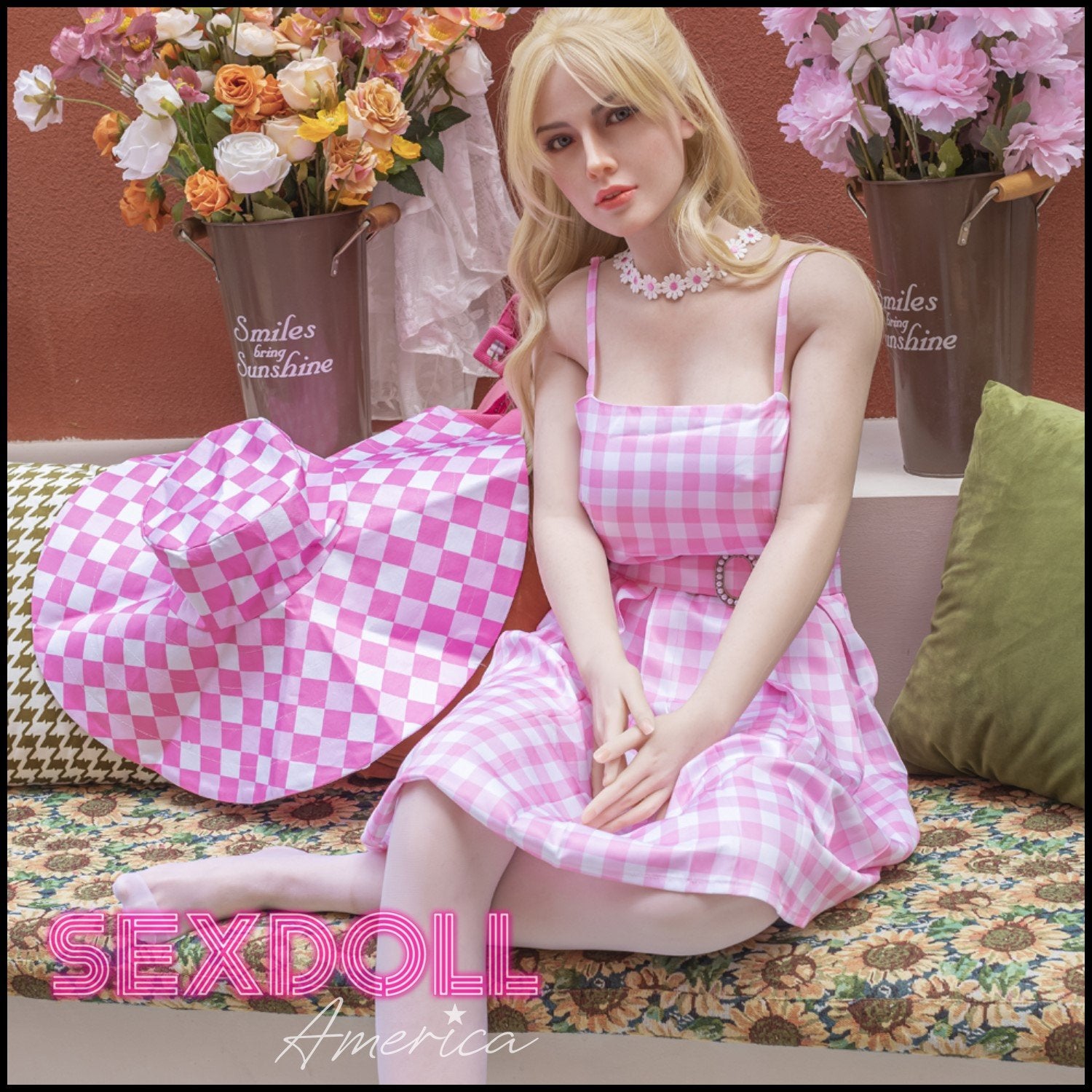 Realistic Sex Doll 172 (5'8") F-Cup Rozanne Blonde (Silicone Head) - Starpery by Sex Doll America