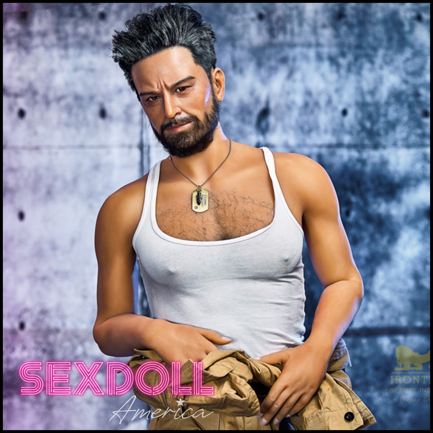 Realistic Sex Doll 175 (5'9") William (Silicone Head #M2) Male - IRONTECH Dolls by Sex Doll America