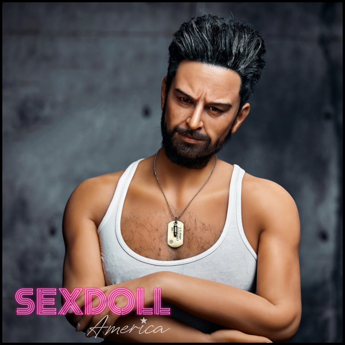 Realistic Sex Doll 175 (5'9") William (Silicone Head #M2) Male - IRONTECH Dolls by Sex Doll America