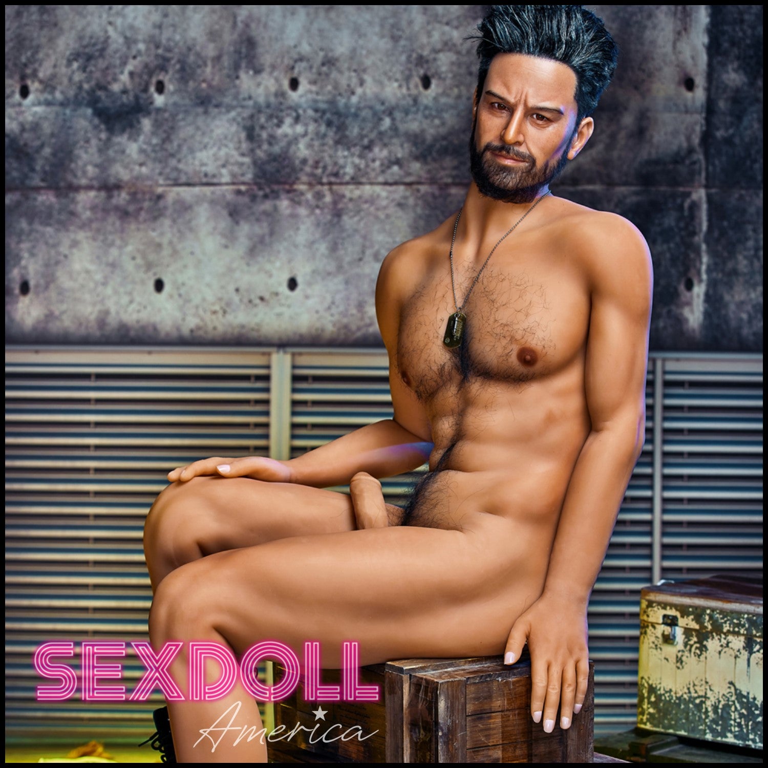 Realistic Sex Doll 175 (5'9") William (Silicone Head #M2) Male - IRONTECH Dolls by Sex Doll America