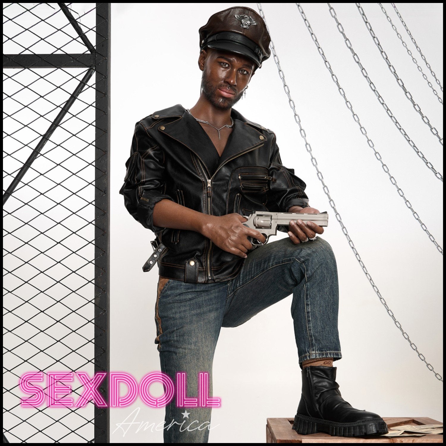 Realistic Sex Doll 176 (5'9") Bill Sexy (Head #M7) Male - Full Silicone - IRONTECH Dolls by Sex Doll America