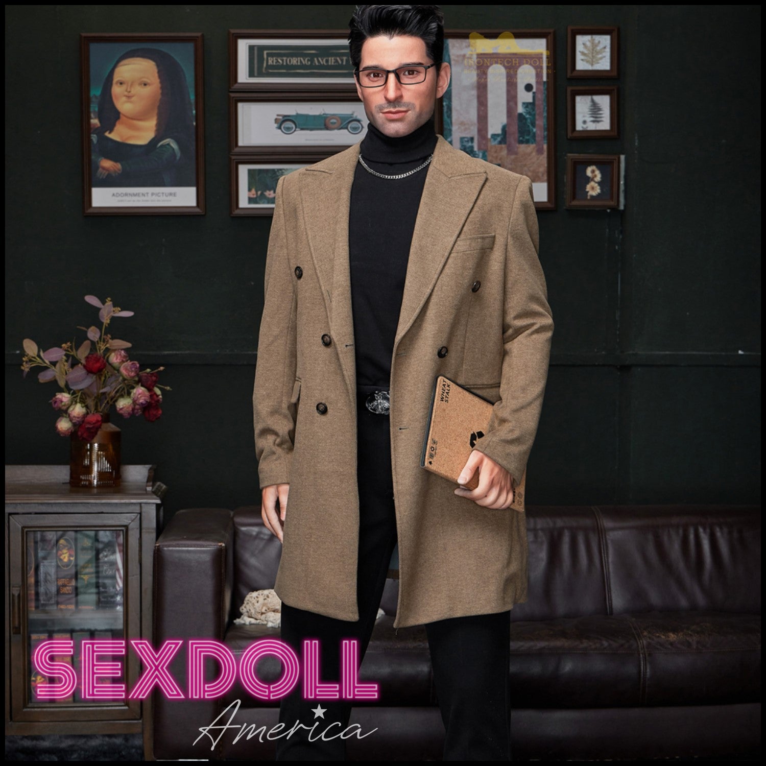 Realistic Sex Doll 176 (5'9") George Smart (Head #M3) Male - Full Silicone - IRONTECH Dolls by Sex Doll America