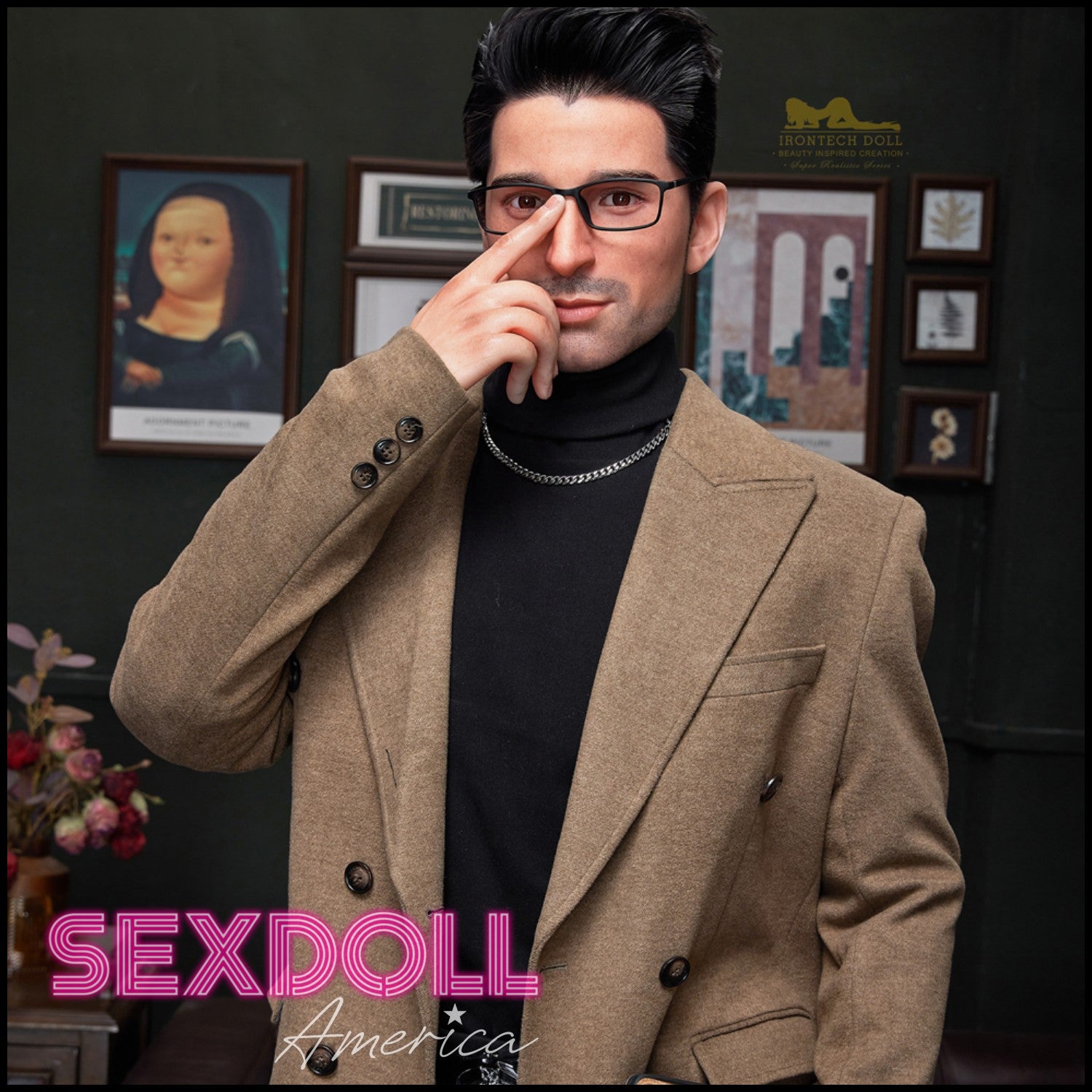 Realistic Sex Doll 176 (5'9") George Smart (Head #M3) Male - Full Silicone - IRONTECH Dolls by Sex Doll America