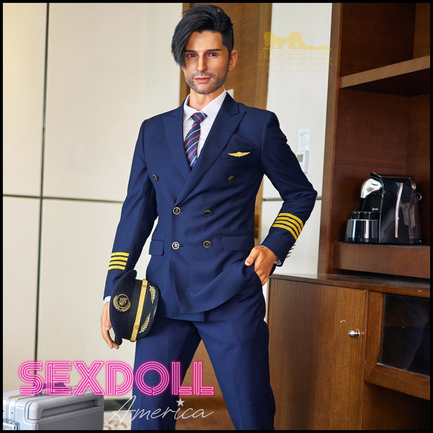 Realistic Sex Doll 176 (5'9") George (Head #M3) Male - Full Silicone - IRONTECH Dolls by Sex Doll America