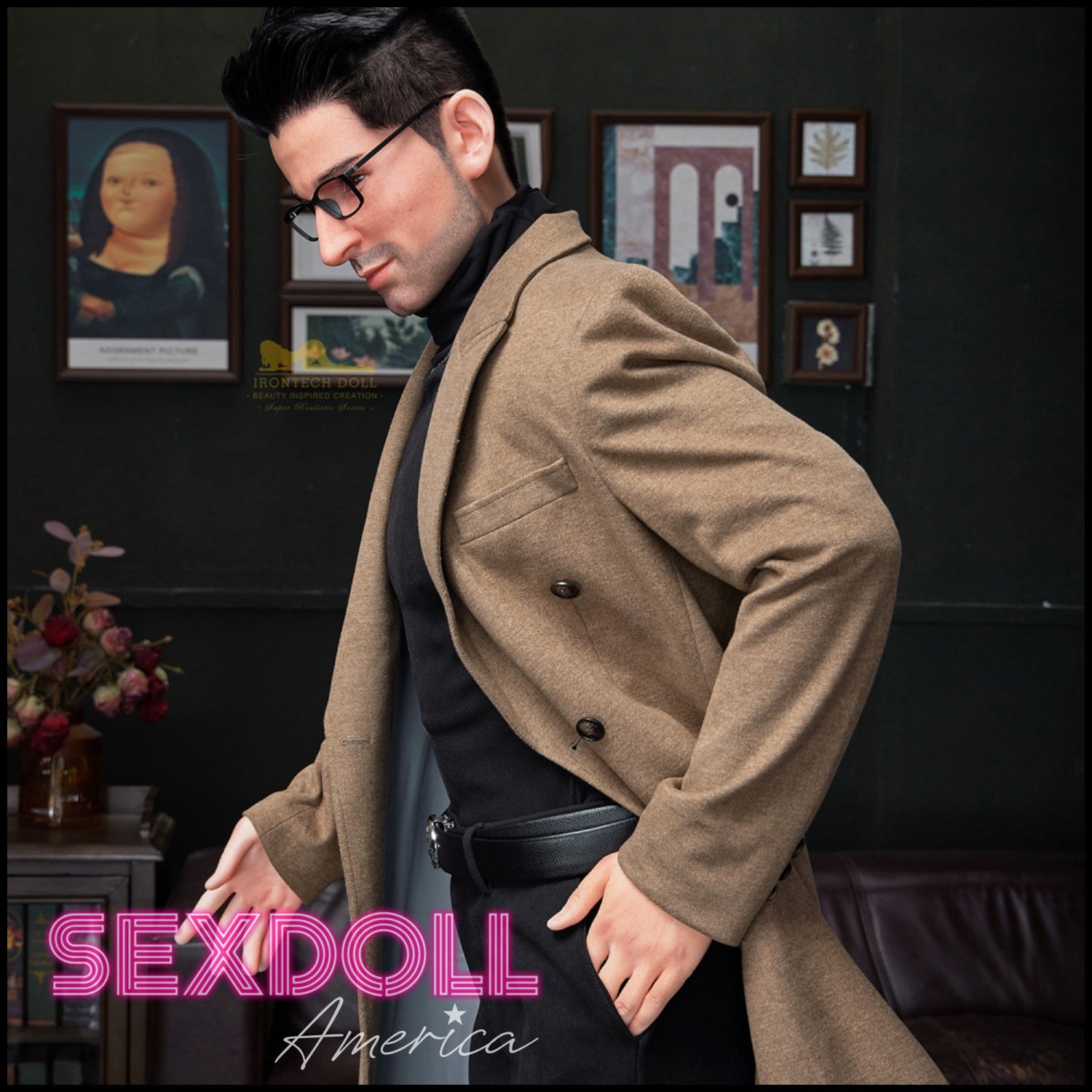 Realistic Sex Doll 176 (5'9") George Smart (Head #M3) Male - Full Silicone - IRONTECH Dolls by Sex Doll America