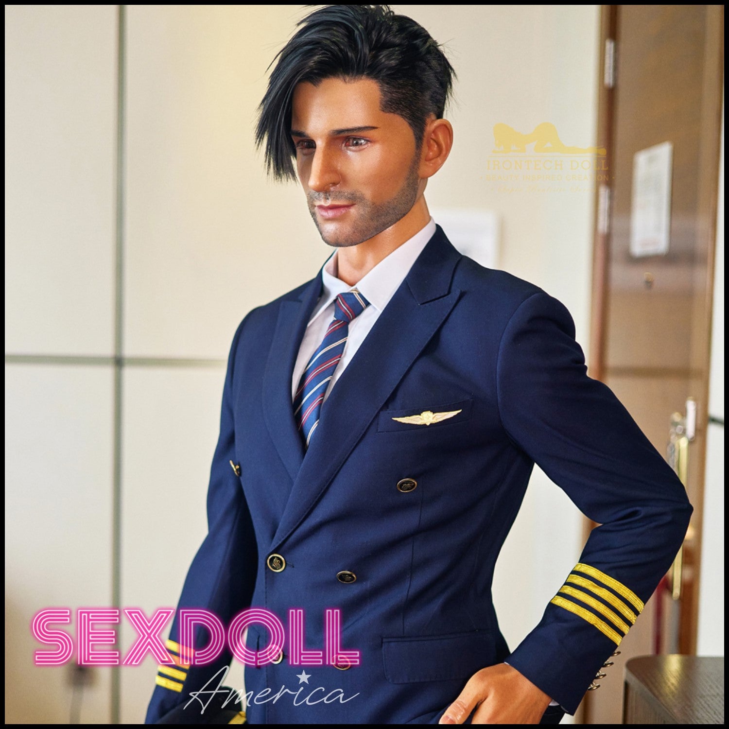 Realistic Sex Doll 176 (5'9") George (Head #M3) Male - Full Silicone - IRONTECH Dolls by Sex Doll America